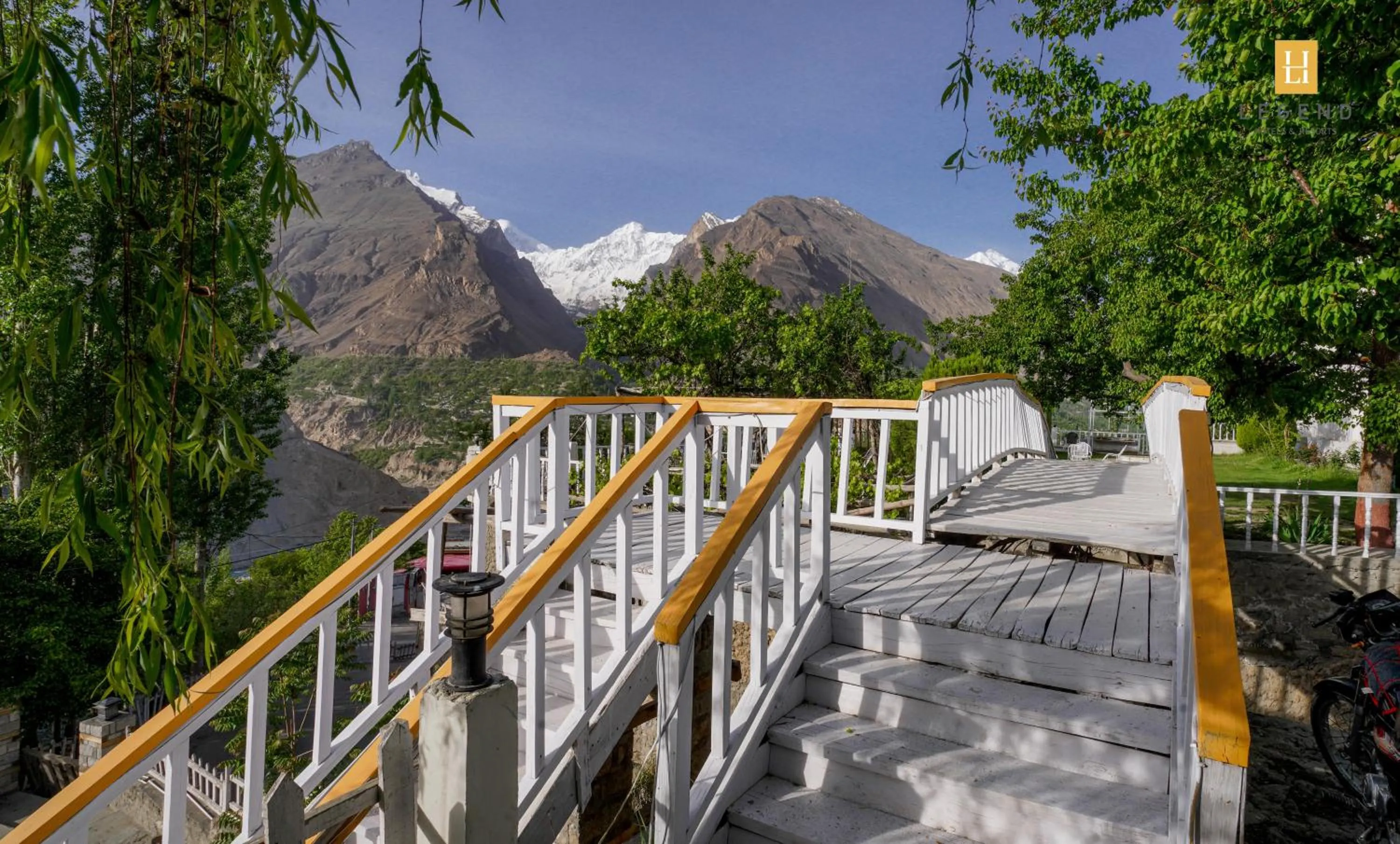 Balcony/Terrace in Legend Hotel Hunza