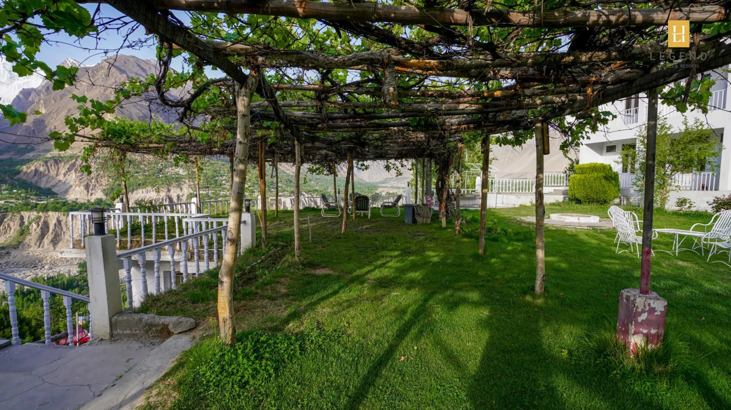 Garden in Legend Hotel Hunza