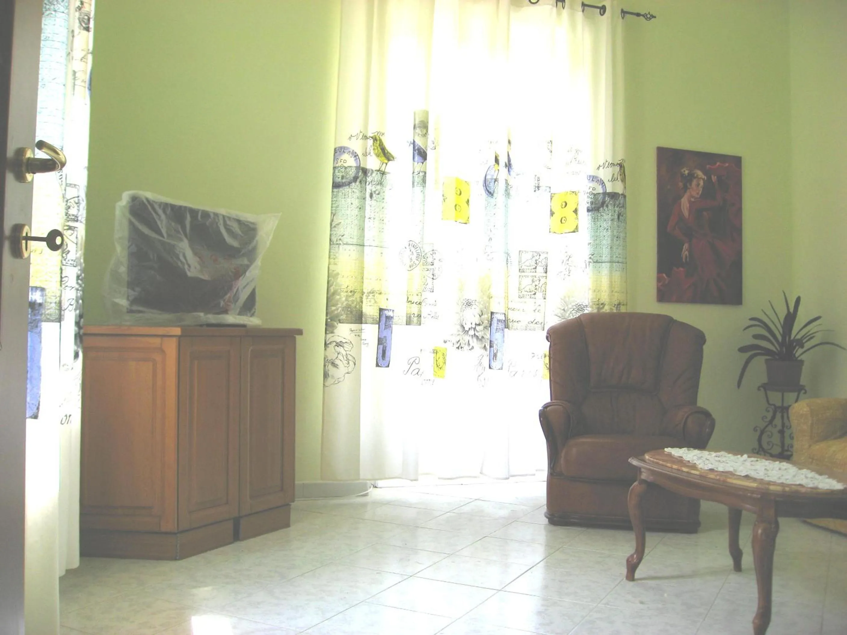 Communal lounge/ TV room in Casa Bruno B&B