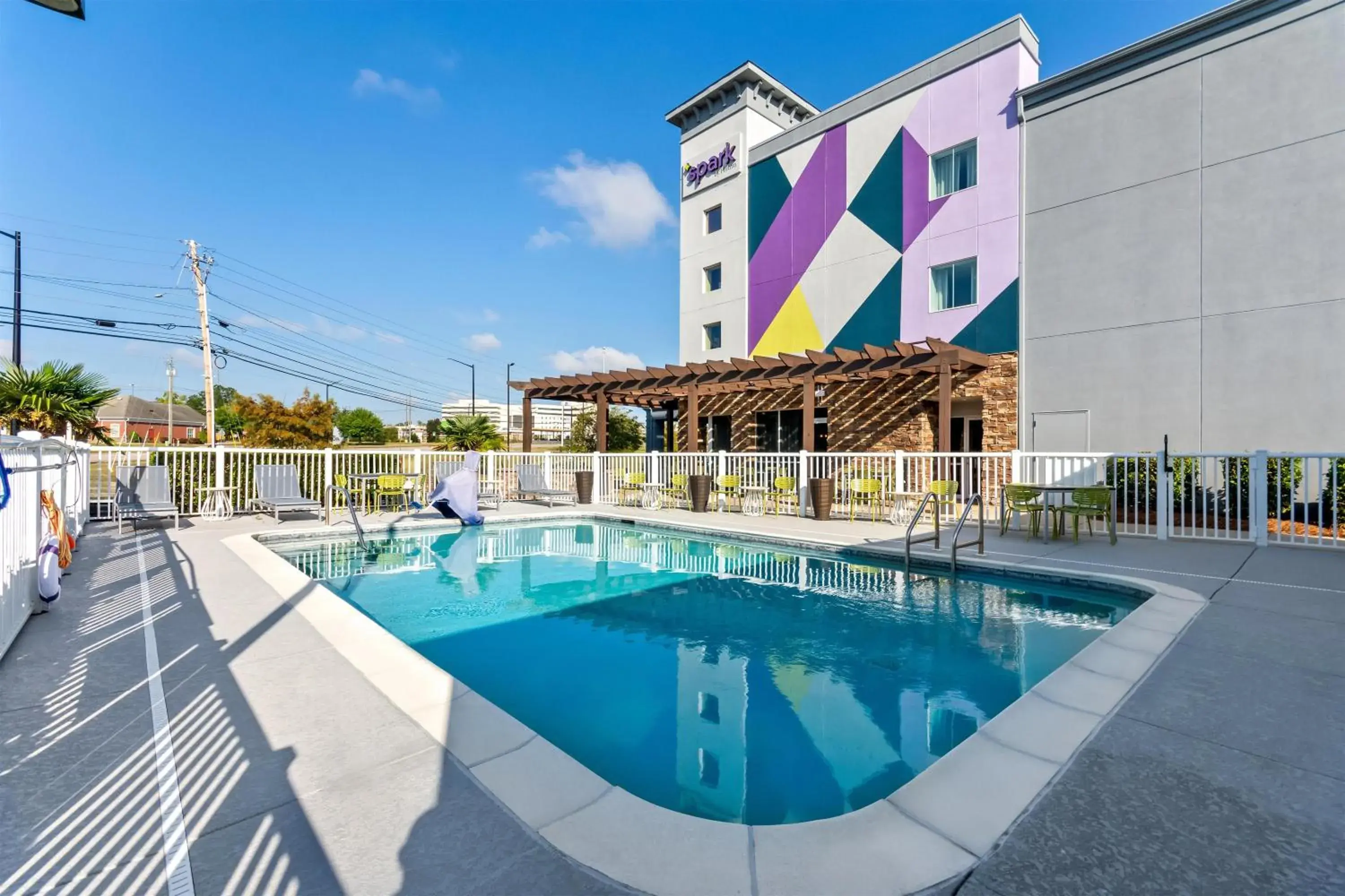 Pool view in Spark by Hilton Dothan Pool view in Spark by Hilton Dothan