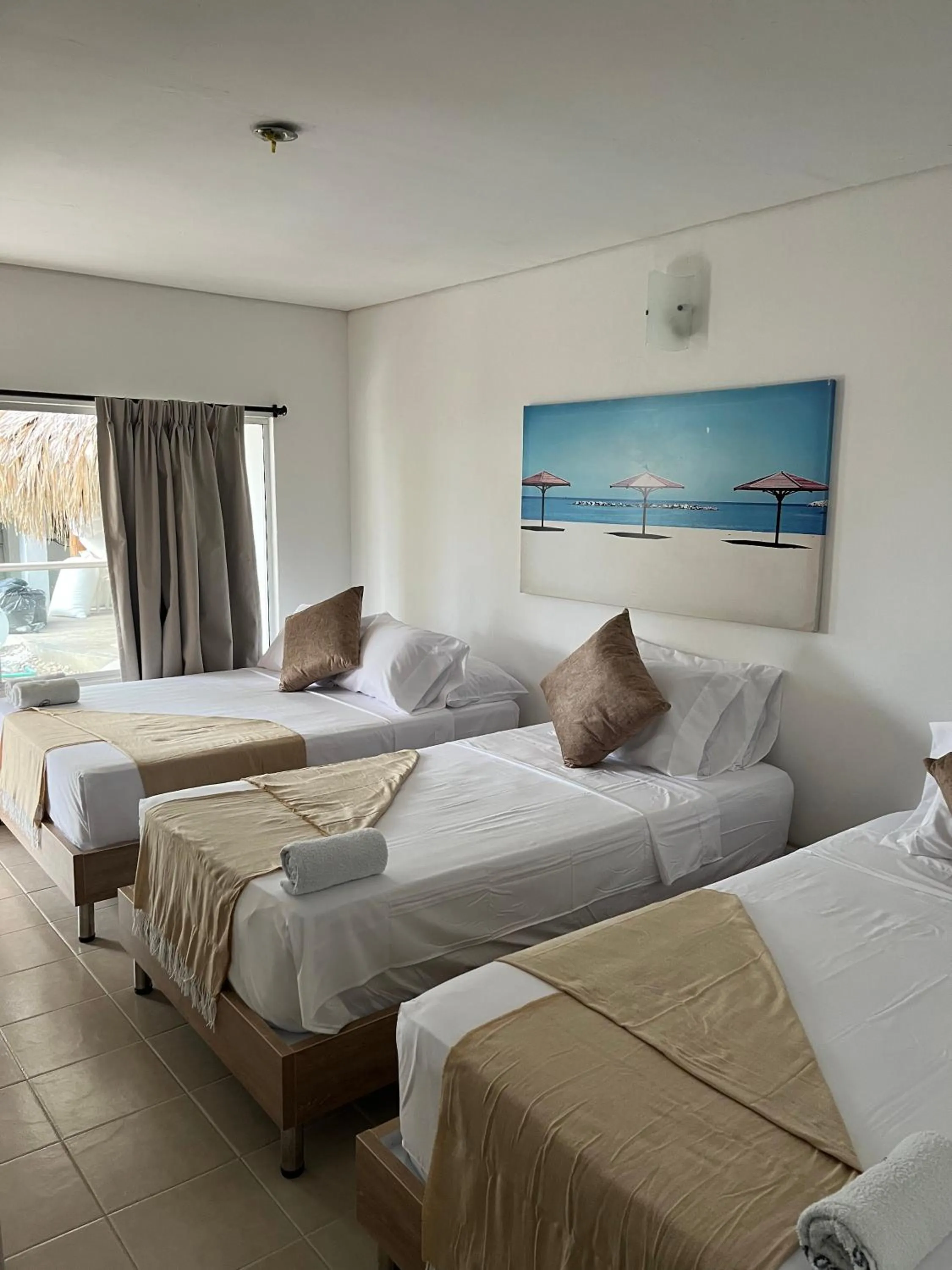 Bed in Hotel La Fragata