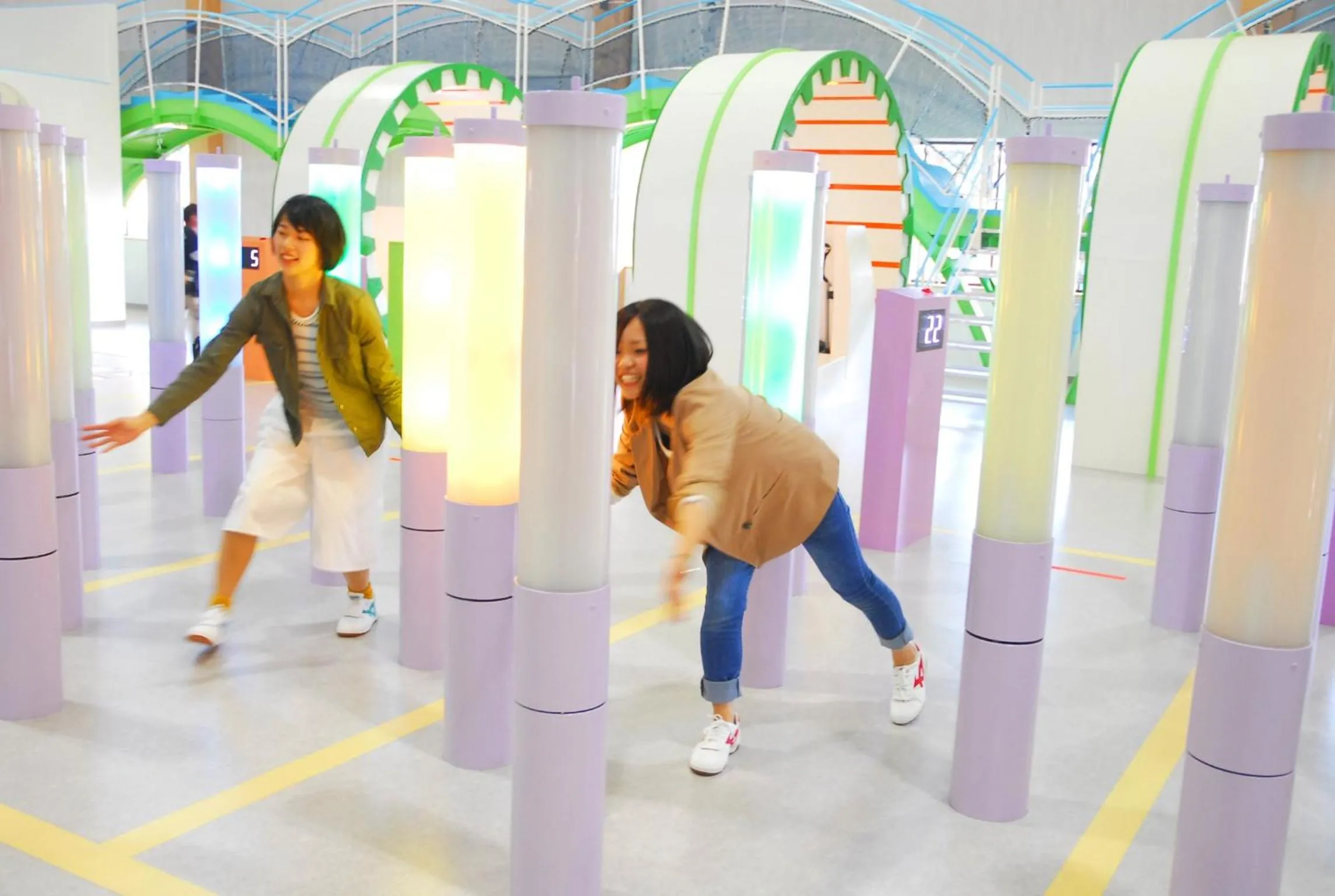 Area and facilities in Aso Farm Land