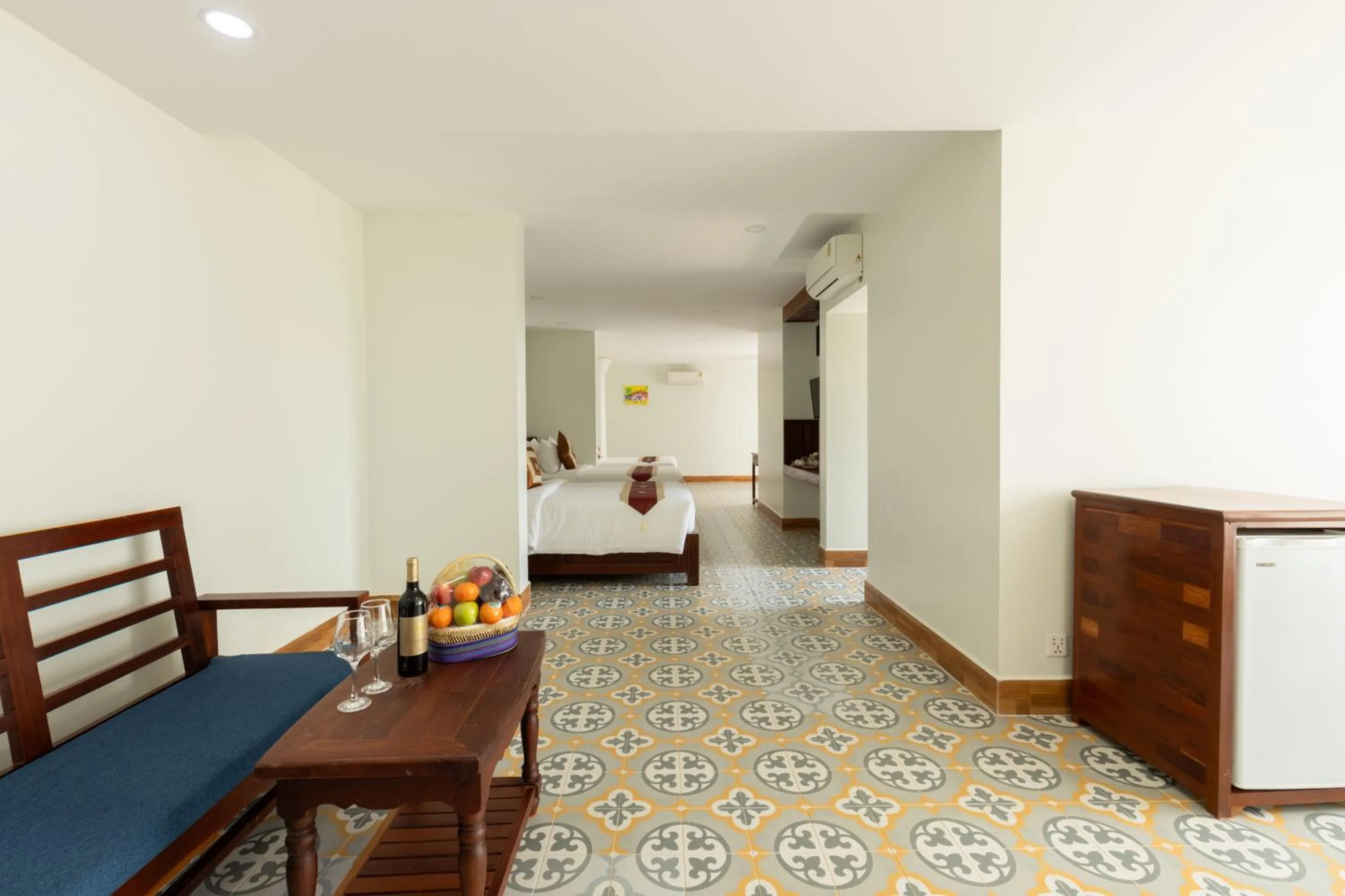 Seating area in Sunflower Angkor Boutique Hotel