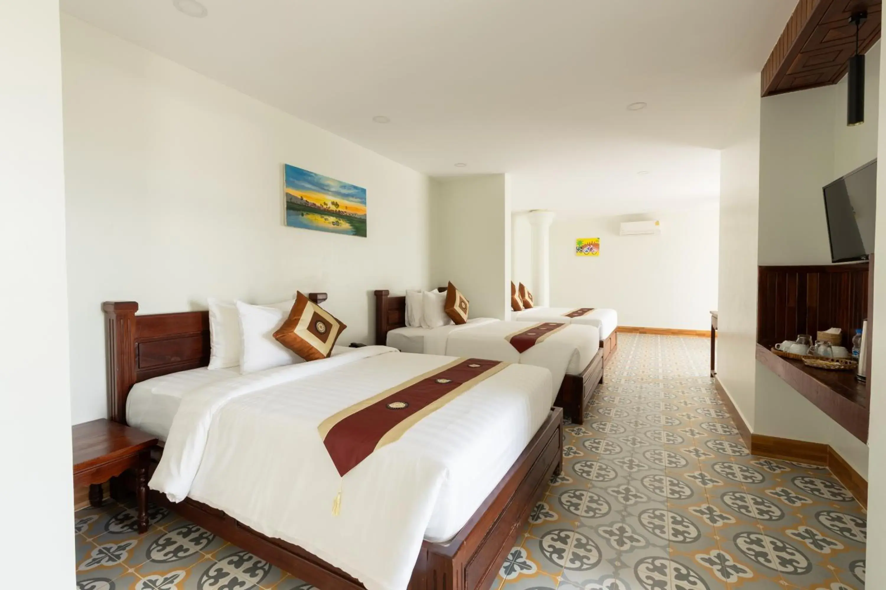 Triple Room with City View in Sunflower Angkor Boutique Hotel Triple Room with City View in Sunflower Angkor Boutique Hotel