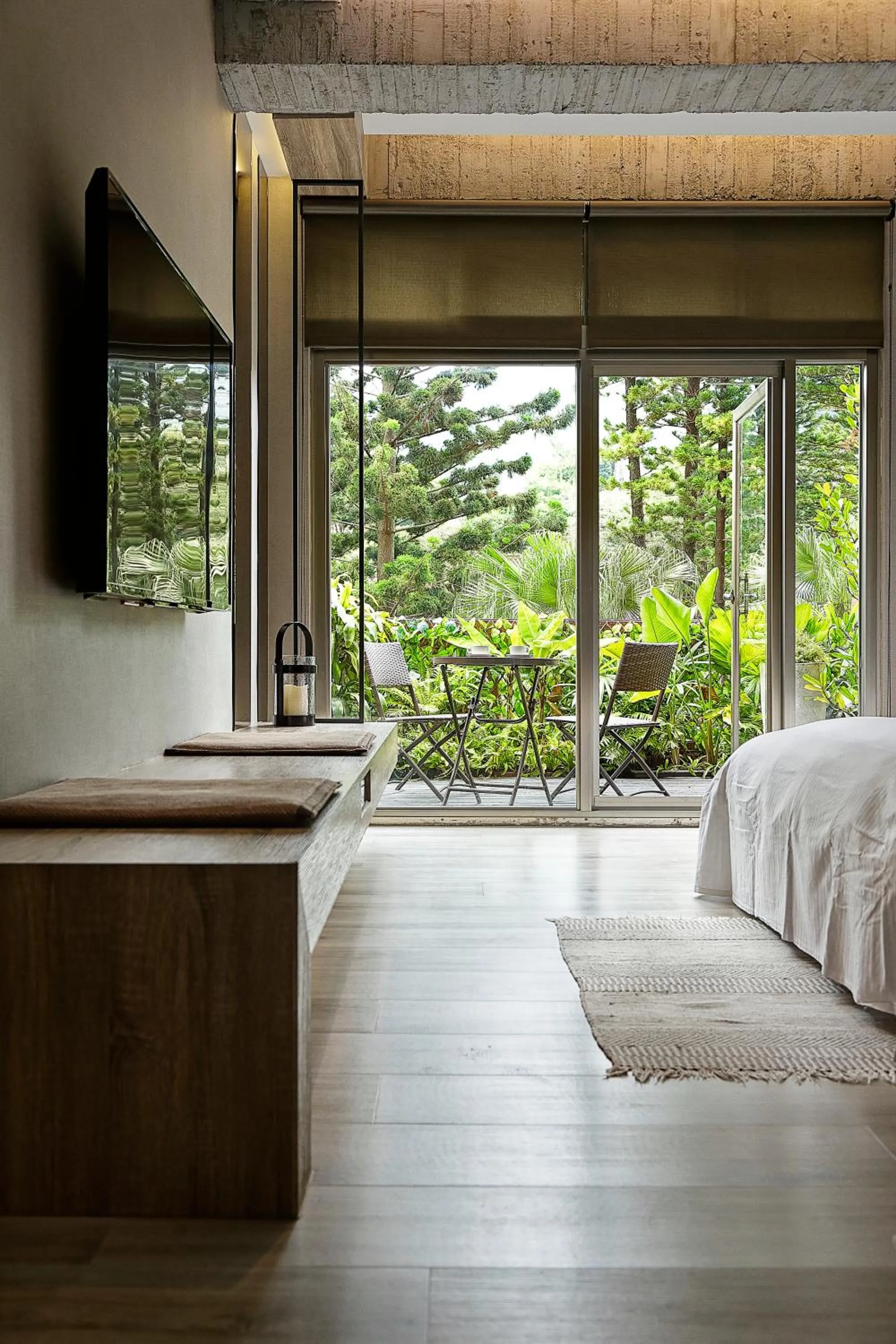 Bed in JBG Hotspring Resort Hotel