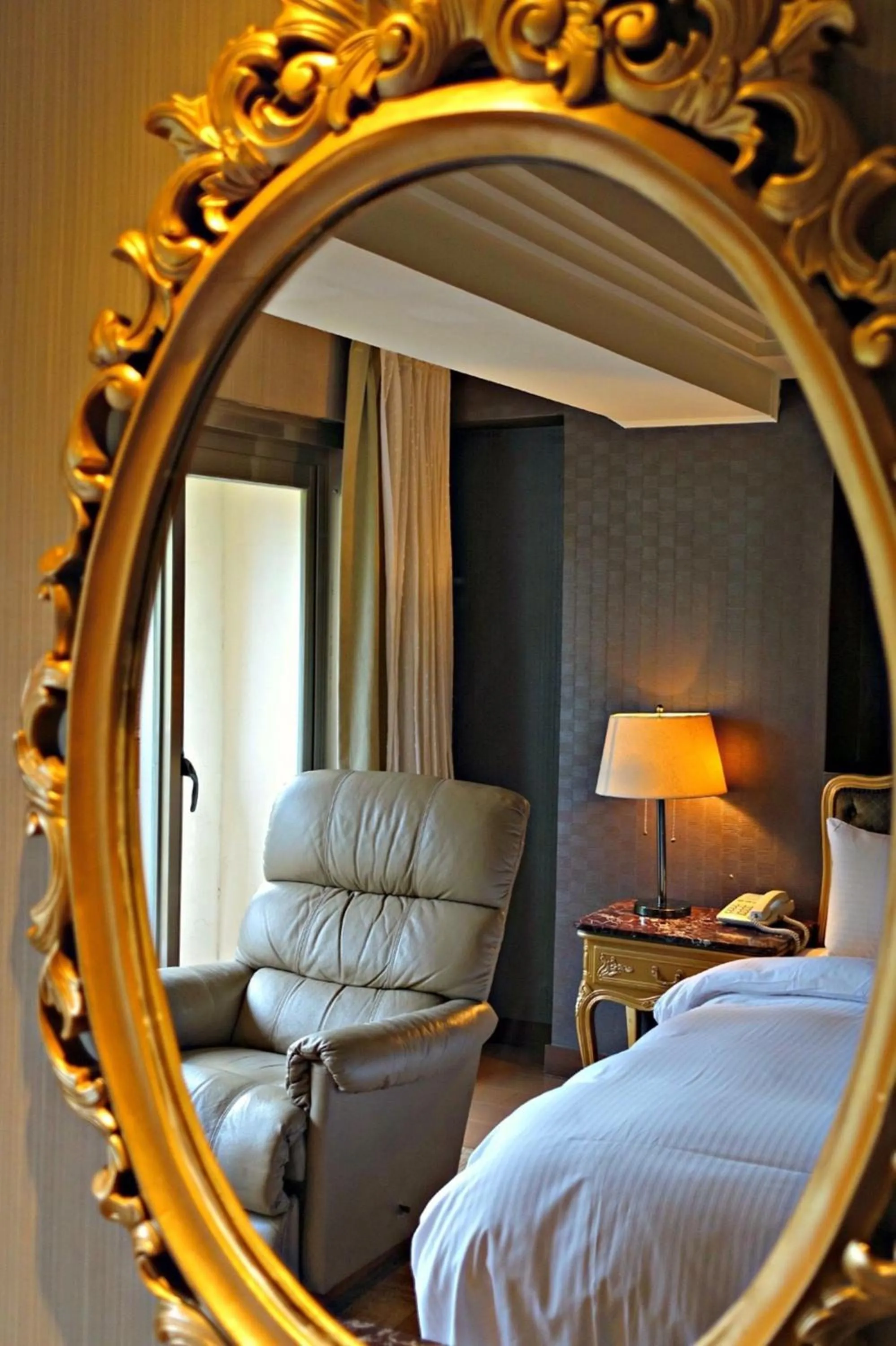 Decorative detail, Bed in JBG Hotspring Resort Hotel