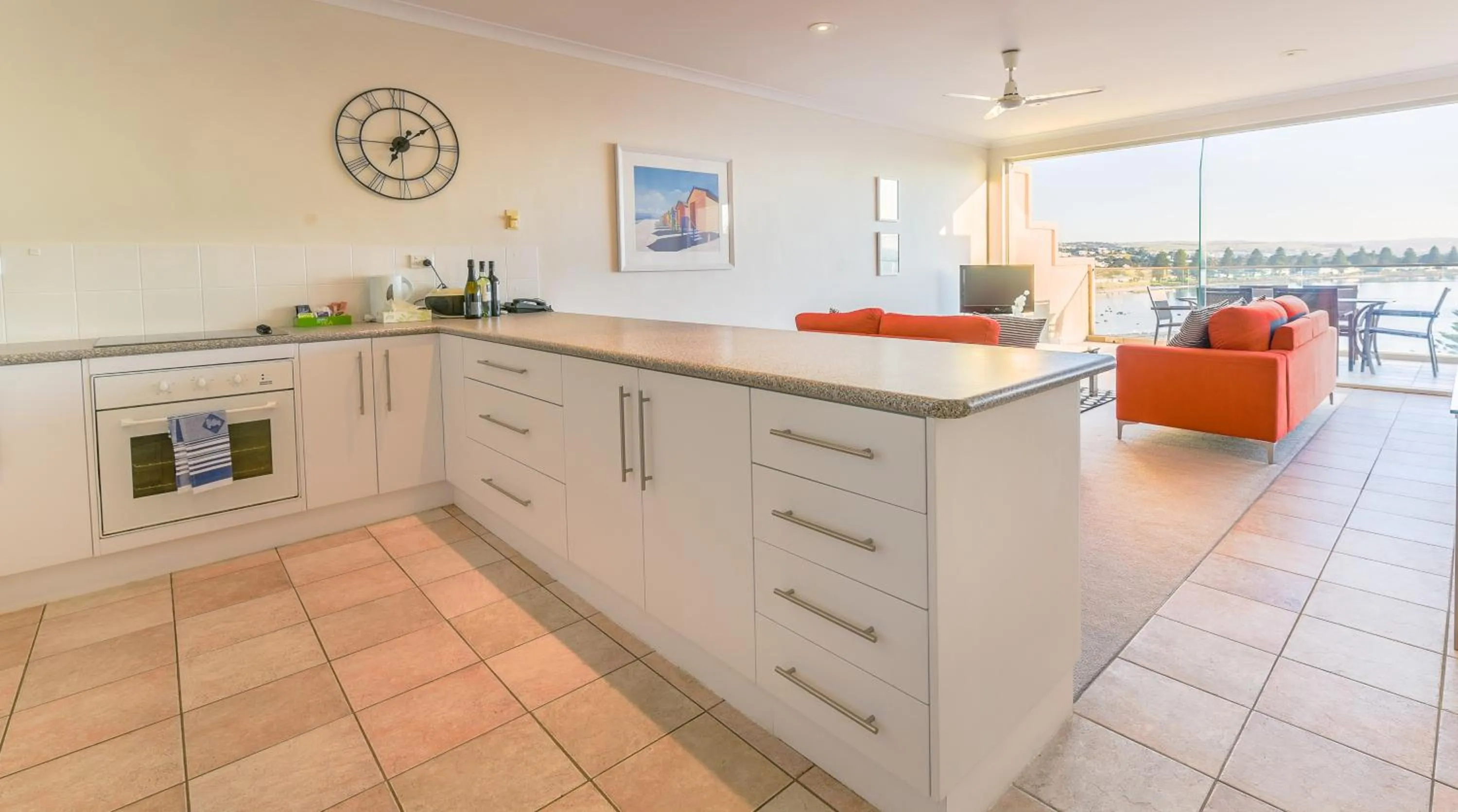 Kitchen or kitchenette in The Bluff Resort Apartments