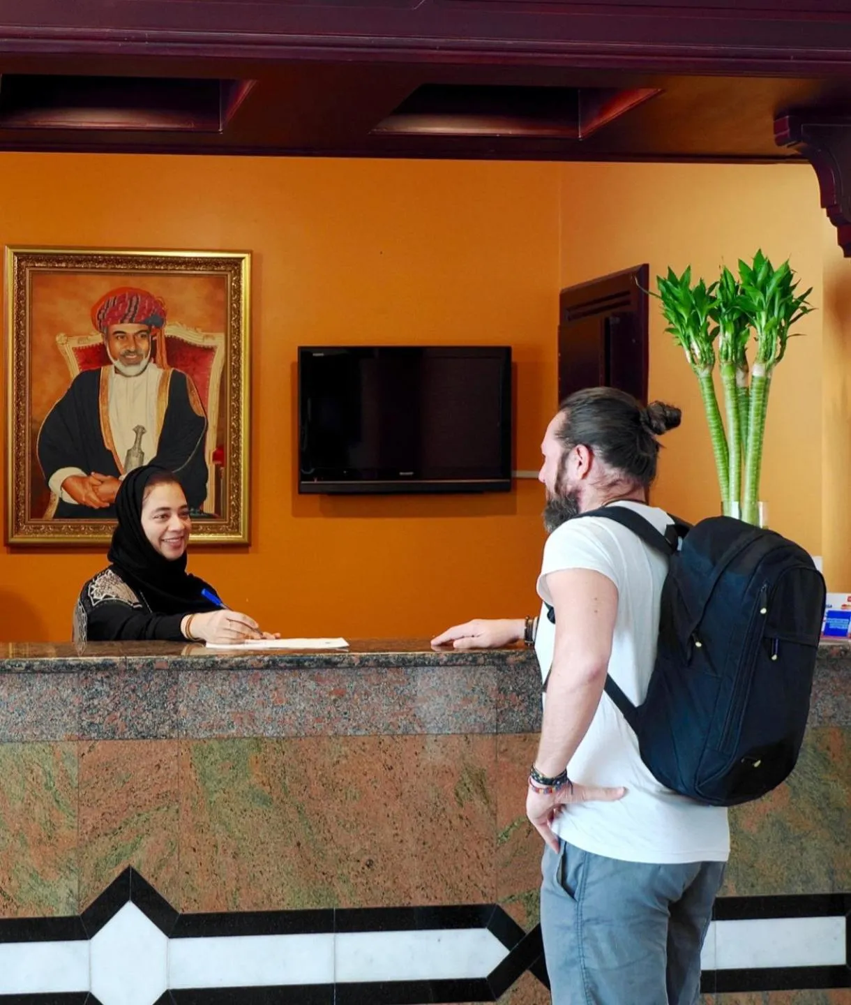 Lobby or reception in Falaj Daris Hotel