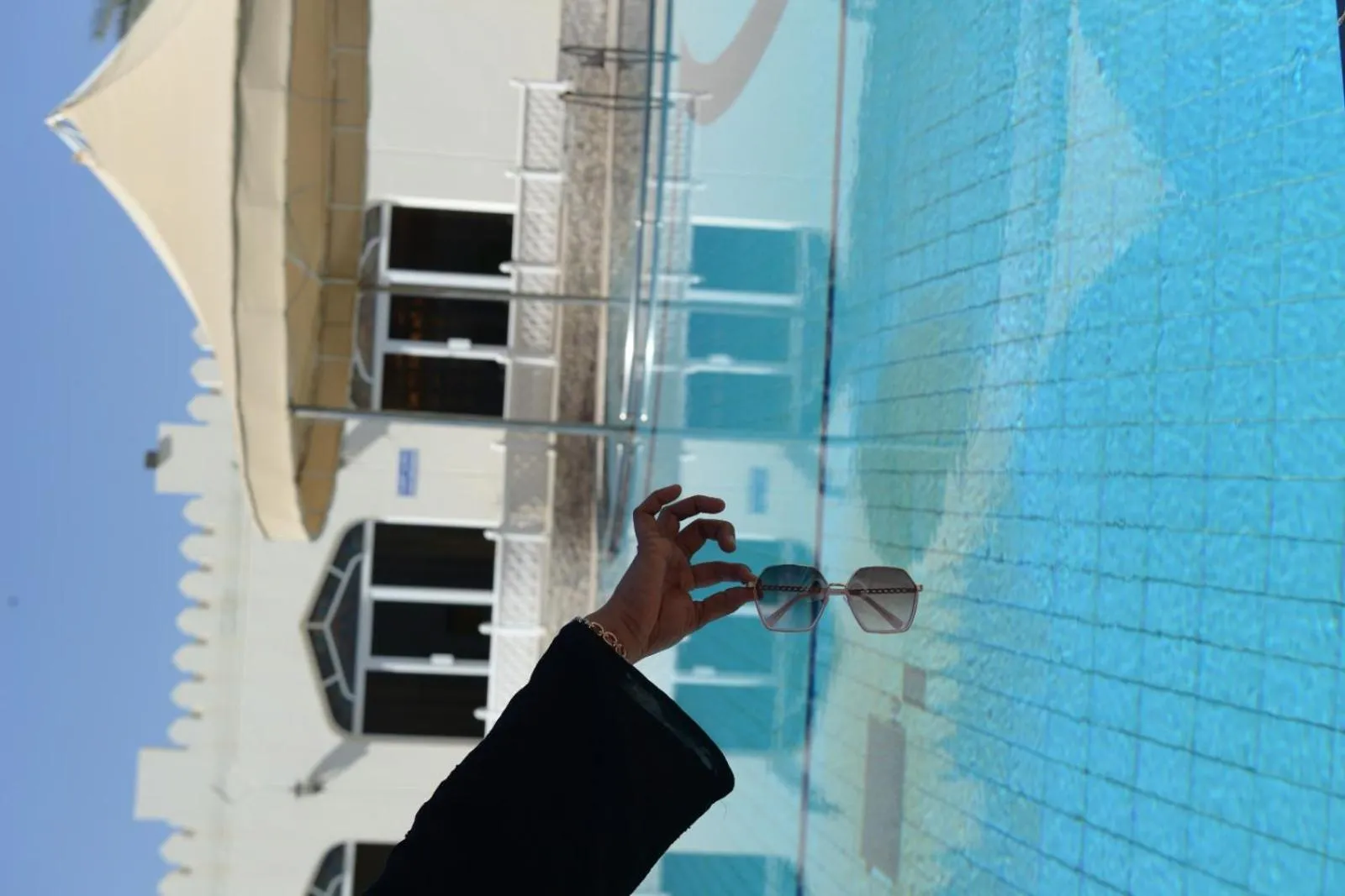 Pool view in Falaj Daris Hotel