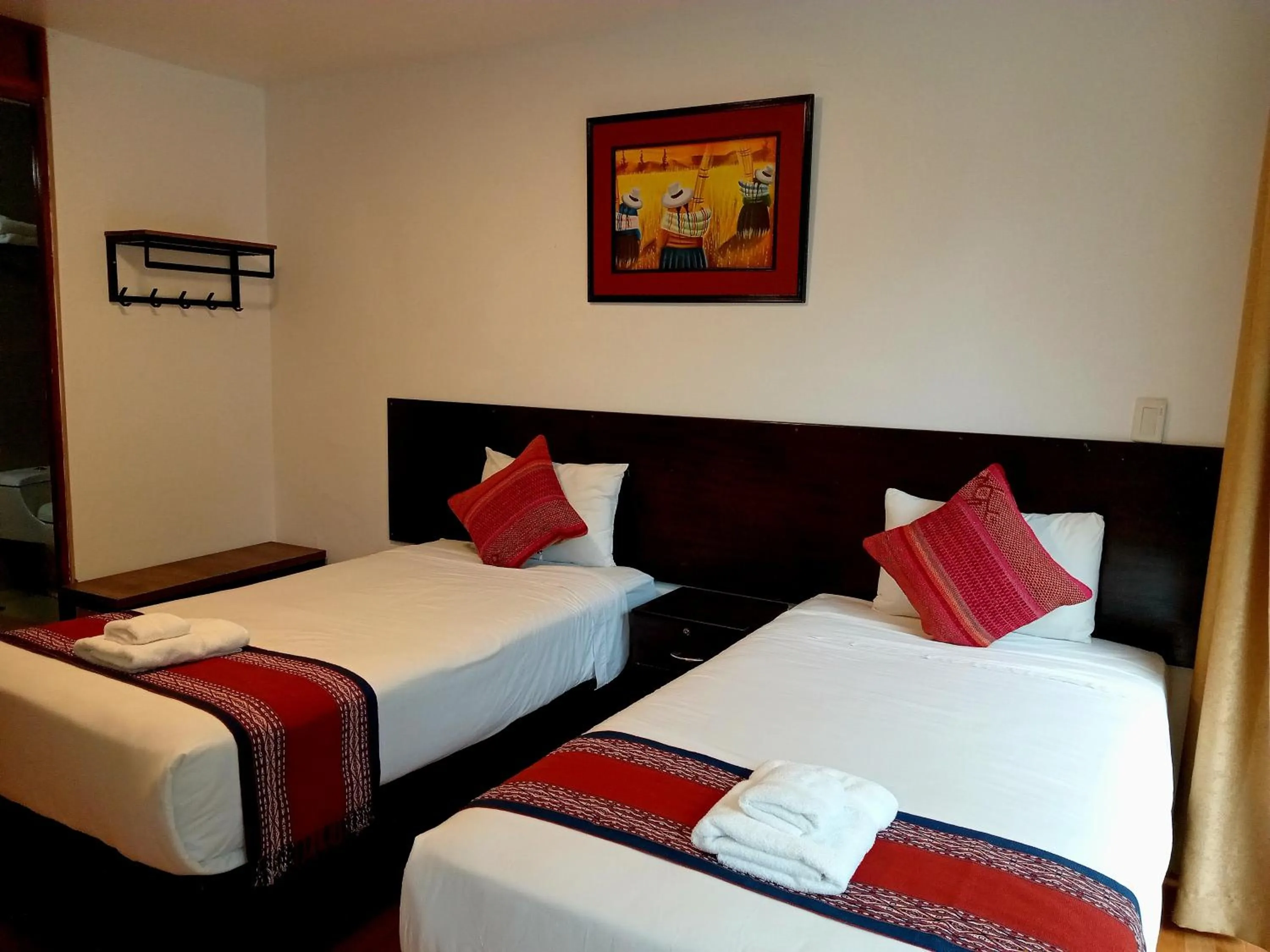 Bed in El Quetzal MachuPicchu