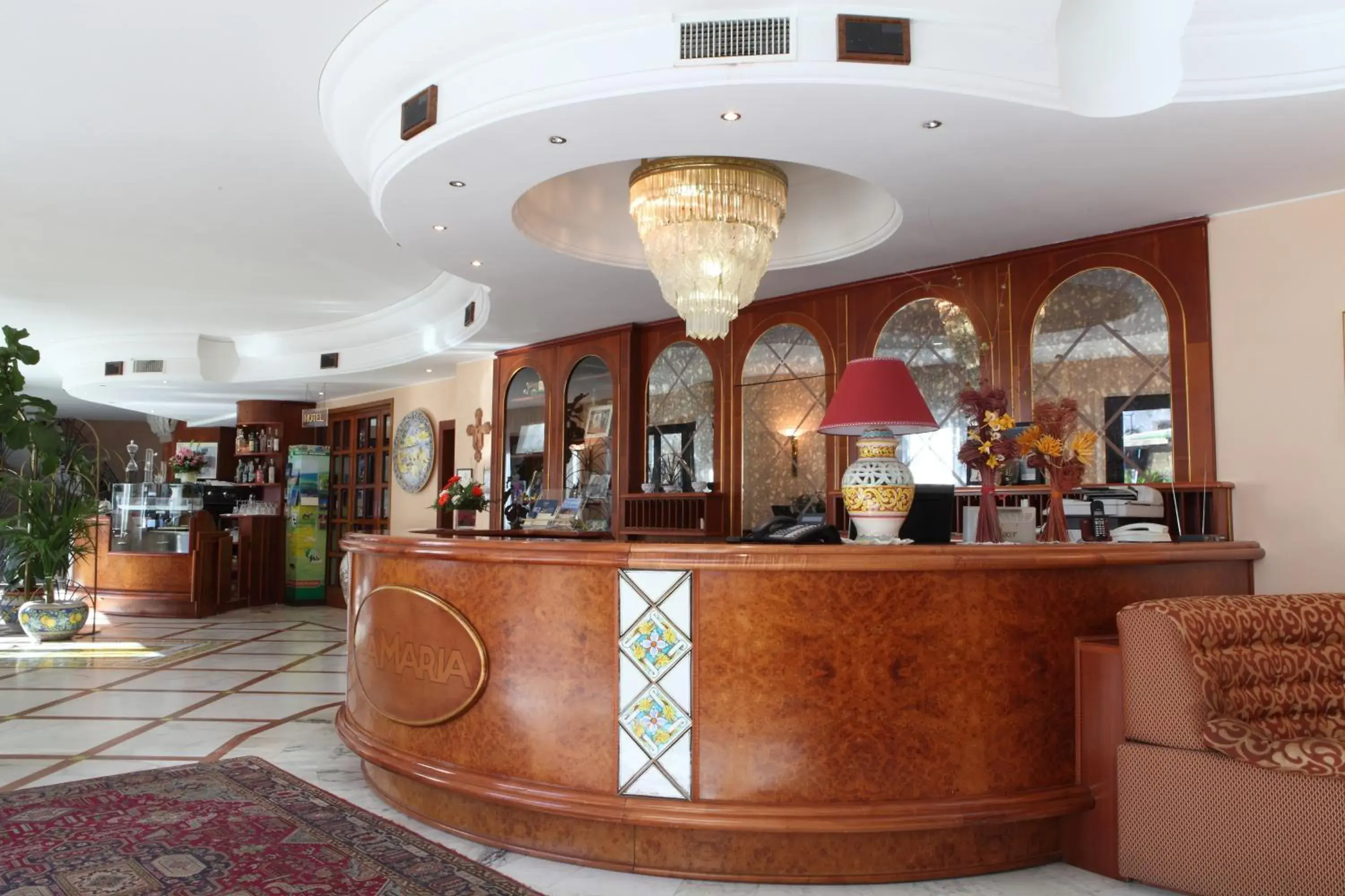 Lobby or reception in Hotel Za Maria