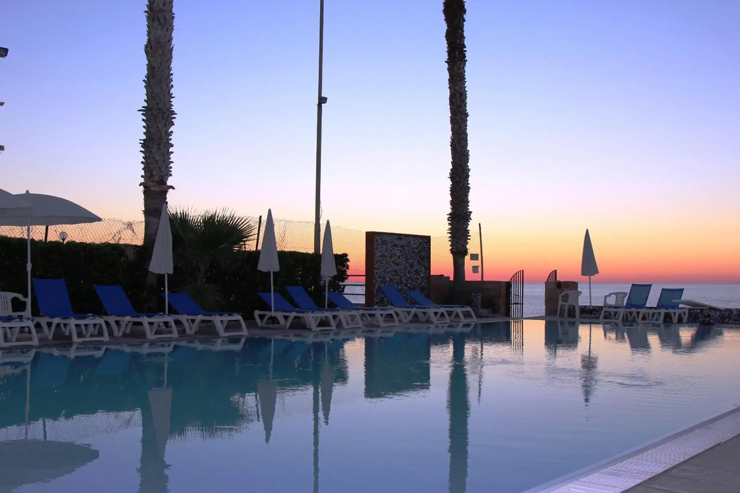 Swimming pool, Sunrise/Sunset in Hotel Za Maria