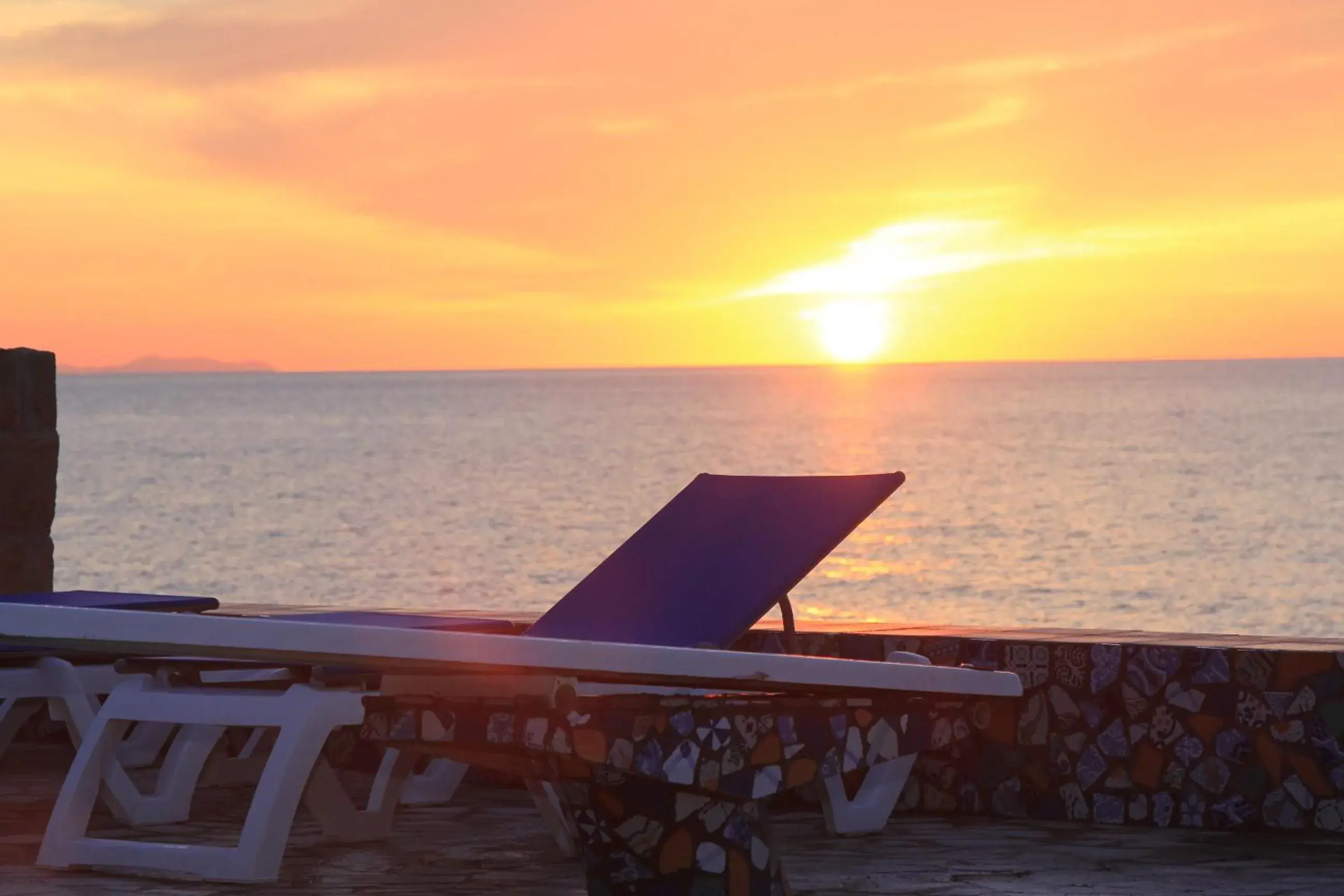 Pool view, Sunrise/Sunset in Hotel Za Maria