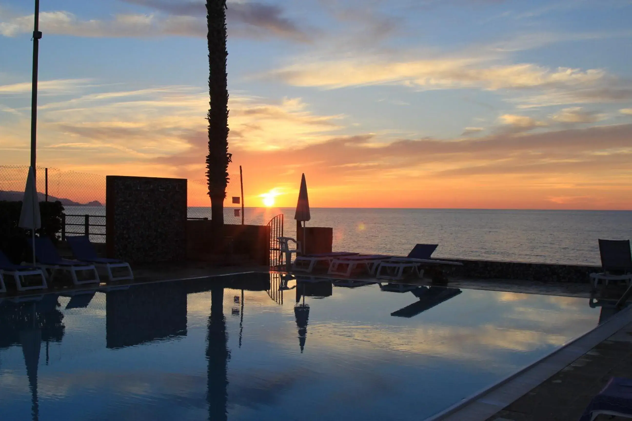 Pool view, Sunrise/Sunset in Hotel Za Maria
