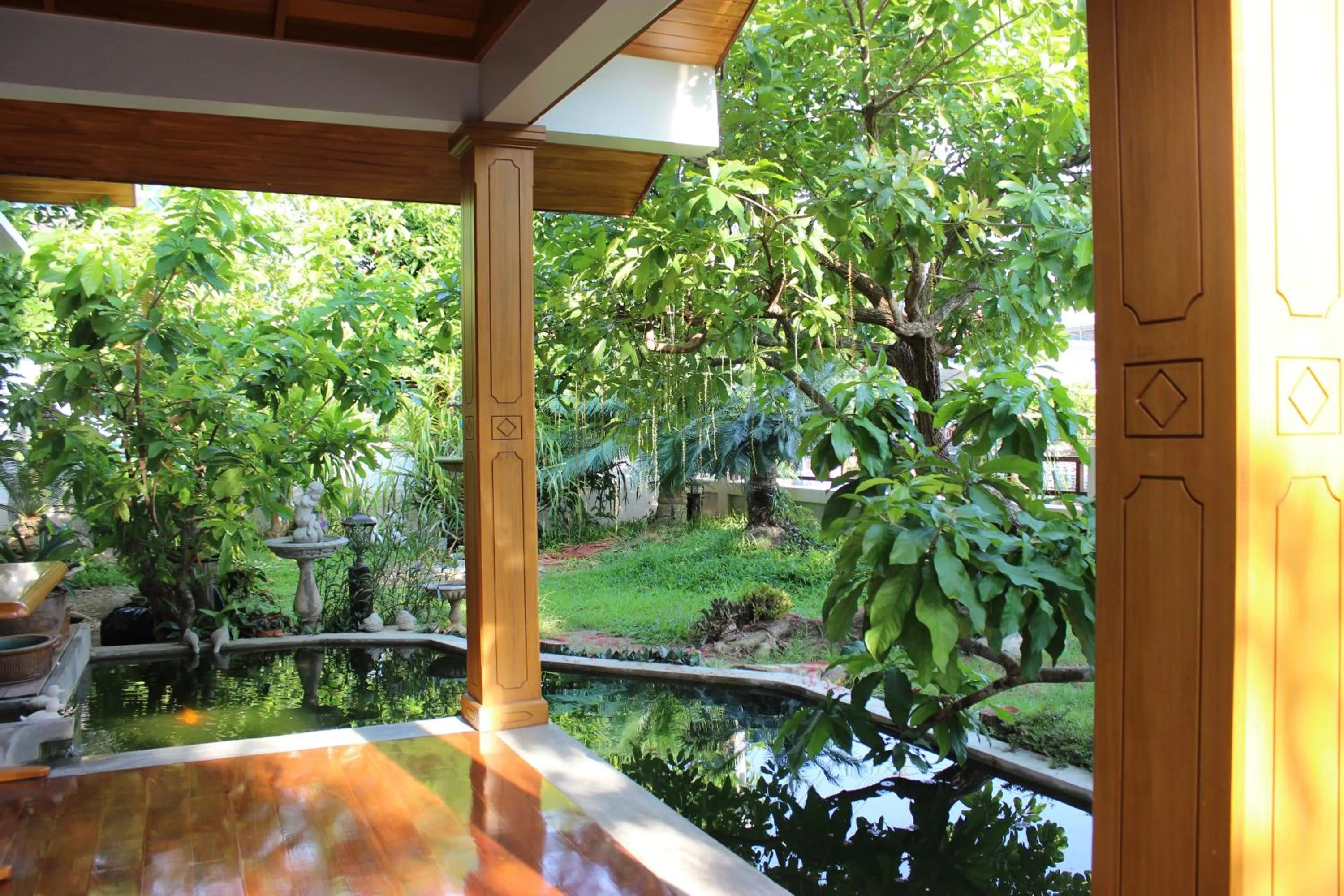 Garden view in Tree Home Plus