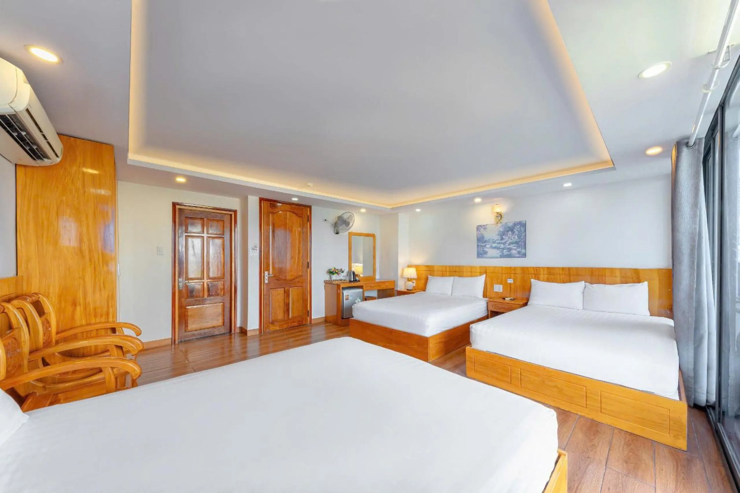 Bed in Hằng Nga Hotel