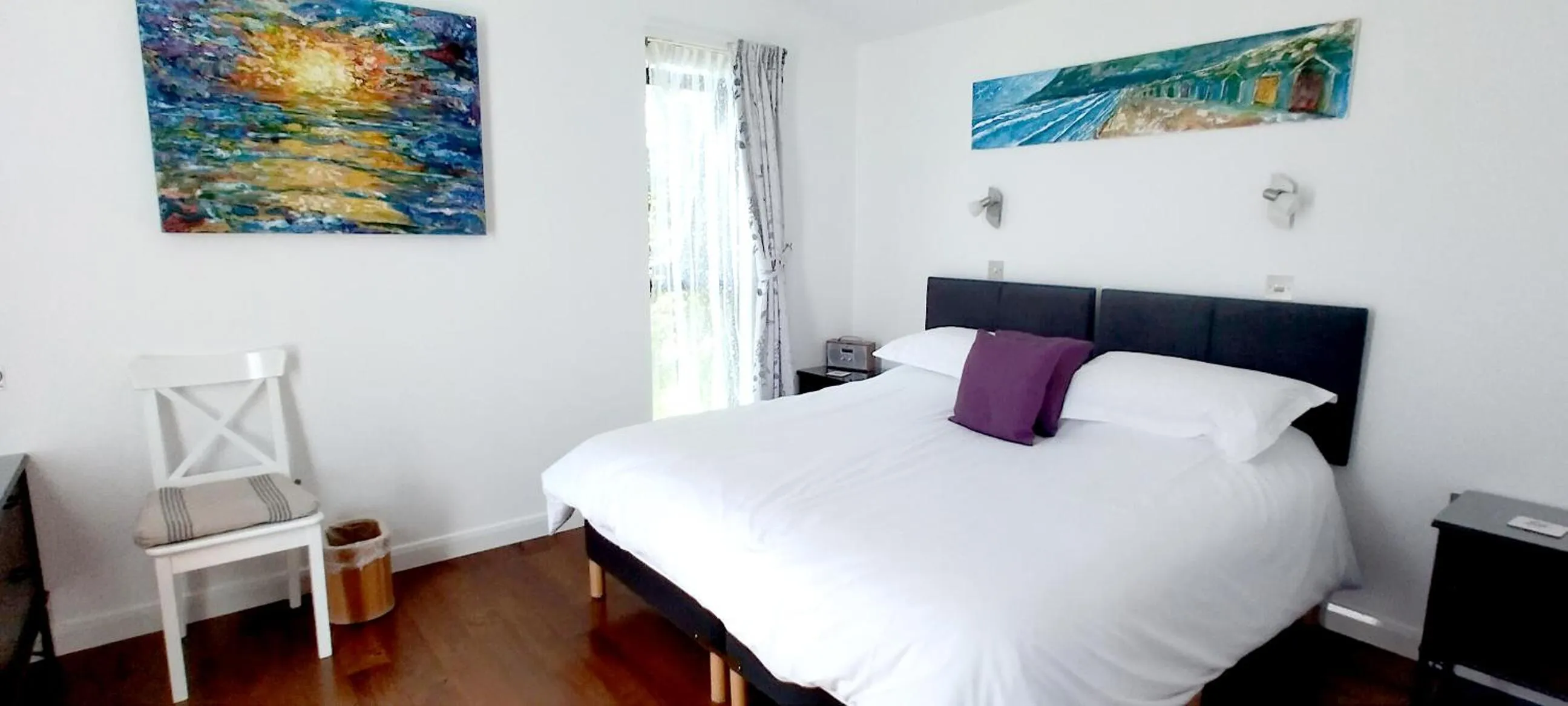 Bed in The Gallery Lodges