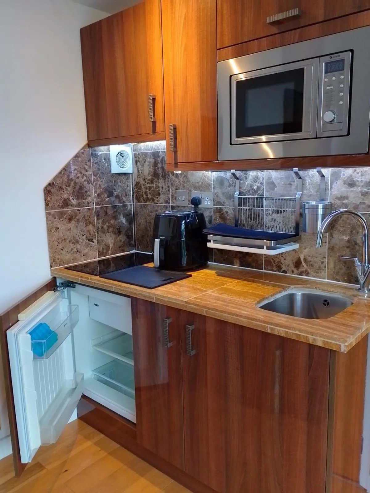 kitchen in The Gallery Lodges