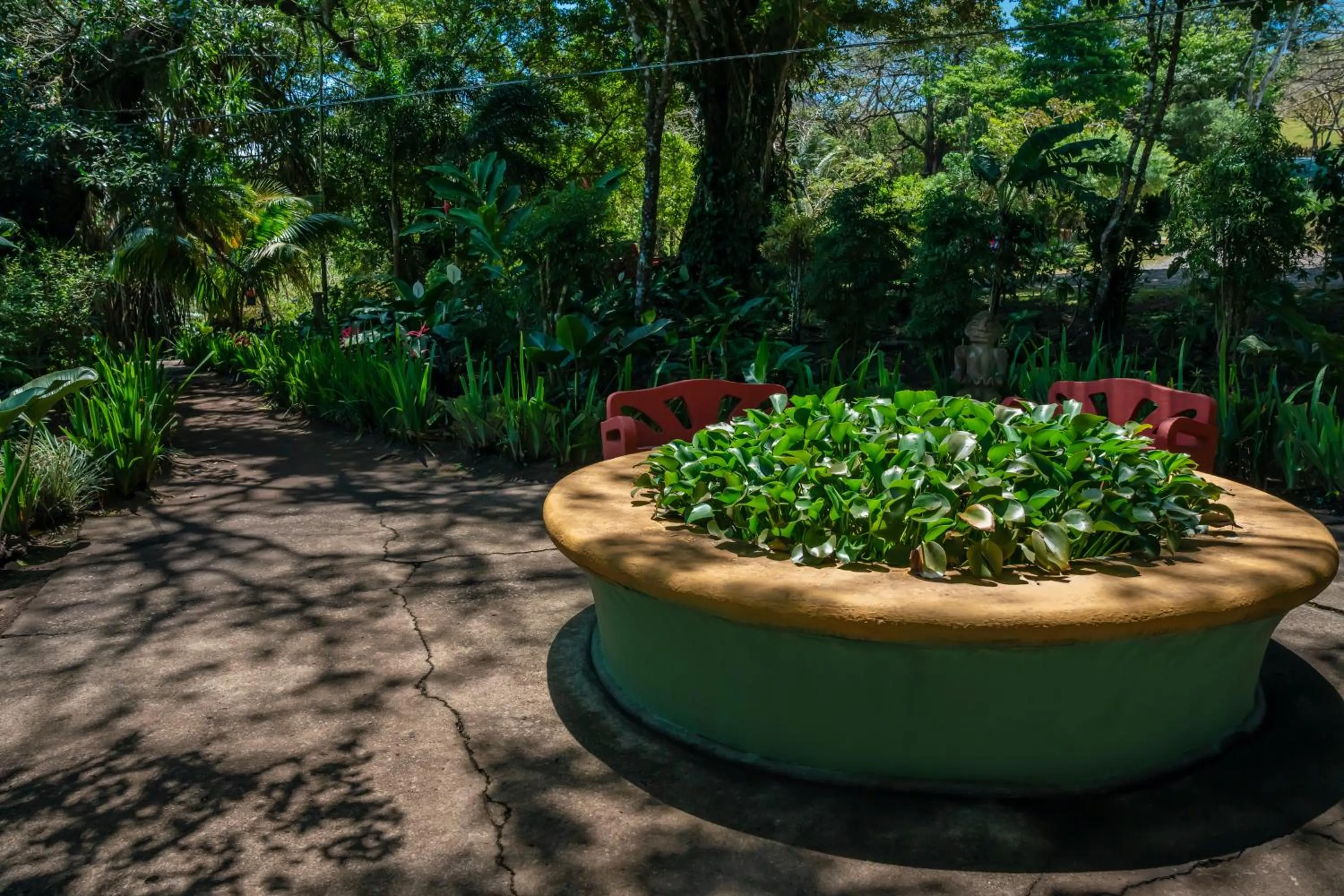 Garden in Lake Arenal Hotel, Brewery & Farm