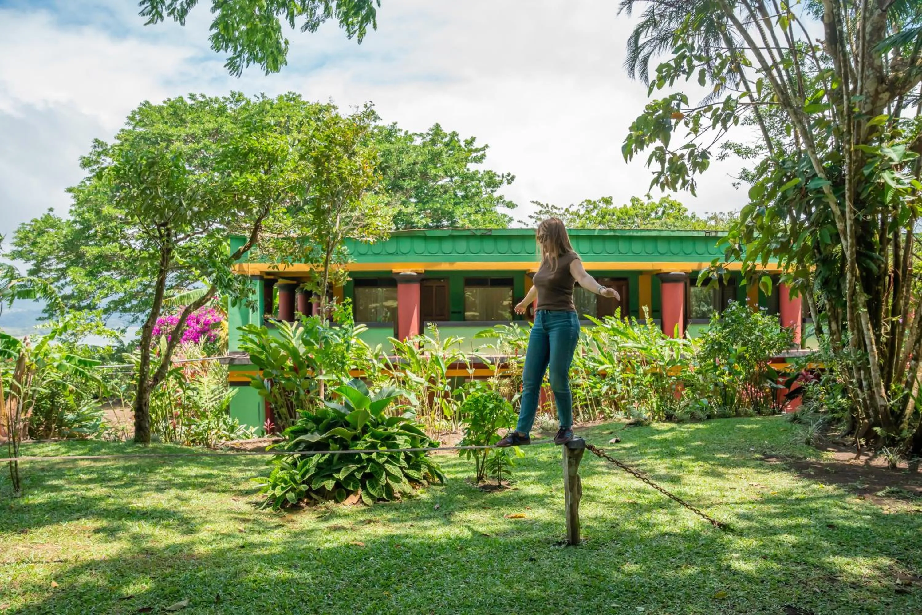 Garden in Lake Arenal Hotel, Brewery & Farm