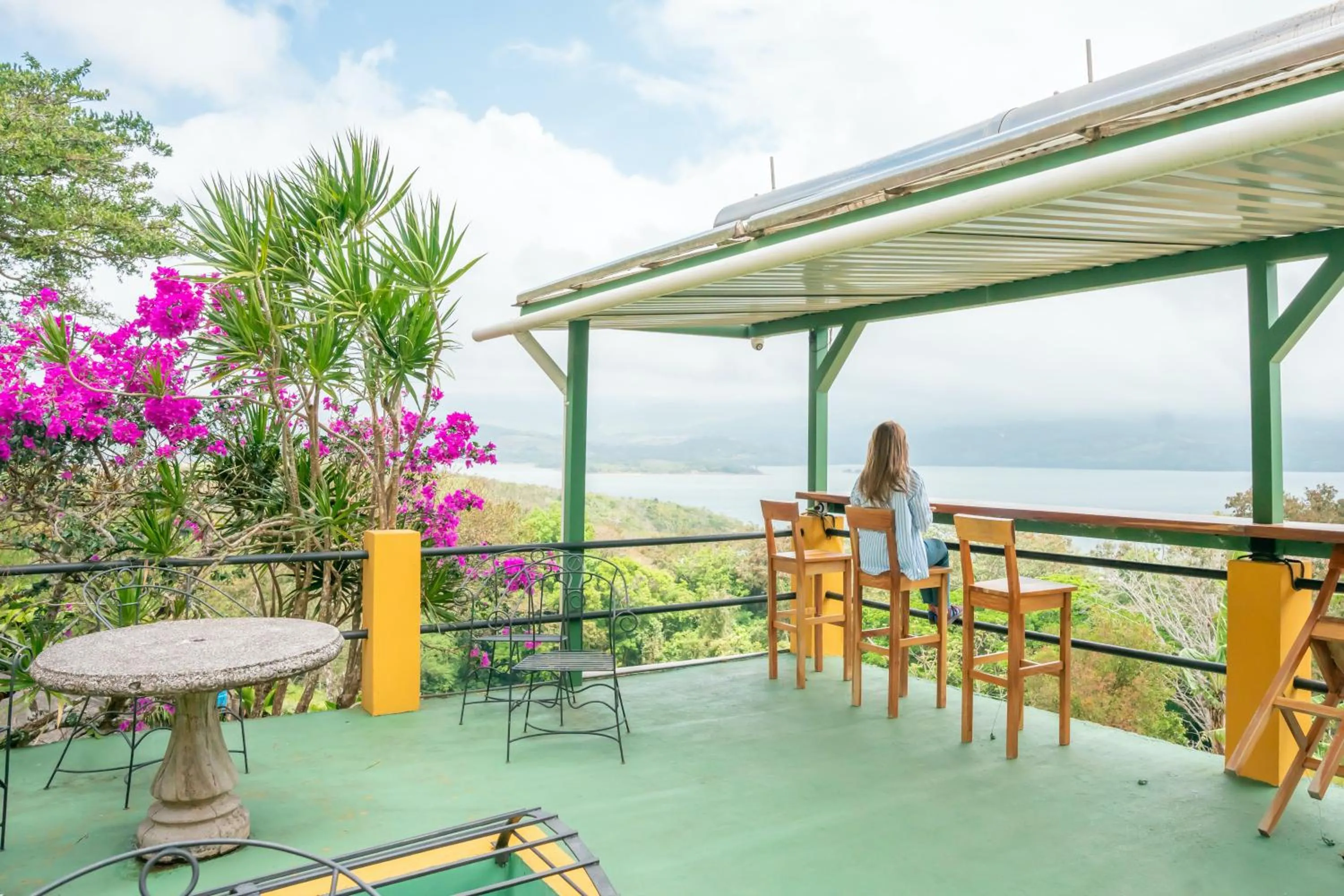 Balcony/Terrace in Lake Arenal Hotel, Brewery & Farm