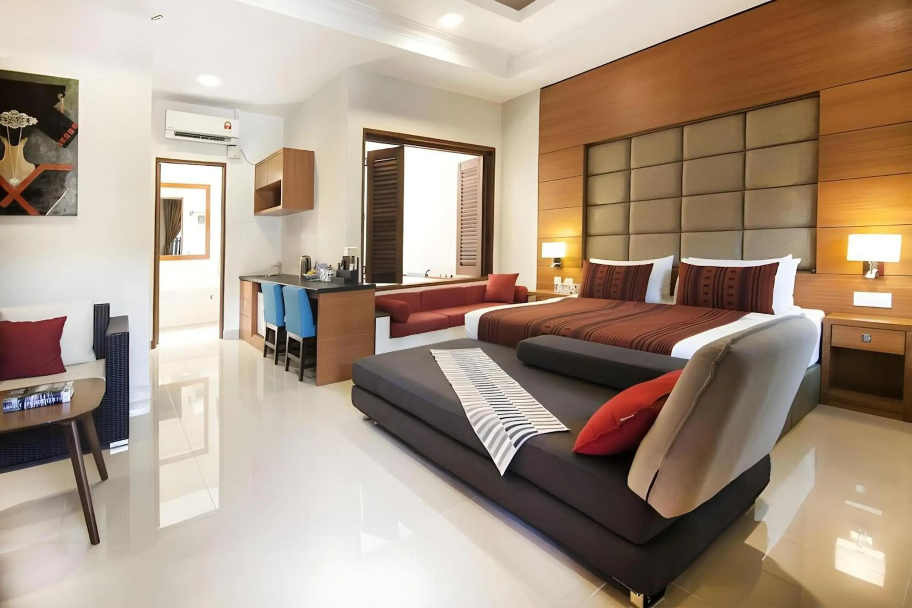 Seating area, Bed in Sunday Telaga Terrace Boutique Resort Seating area, Bed in Sunday Telaga Terrace Boutique Resort