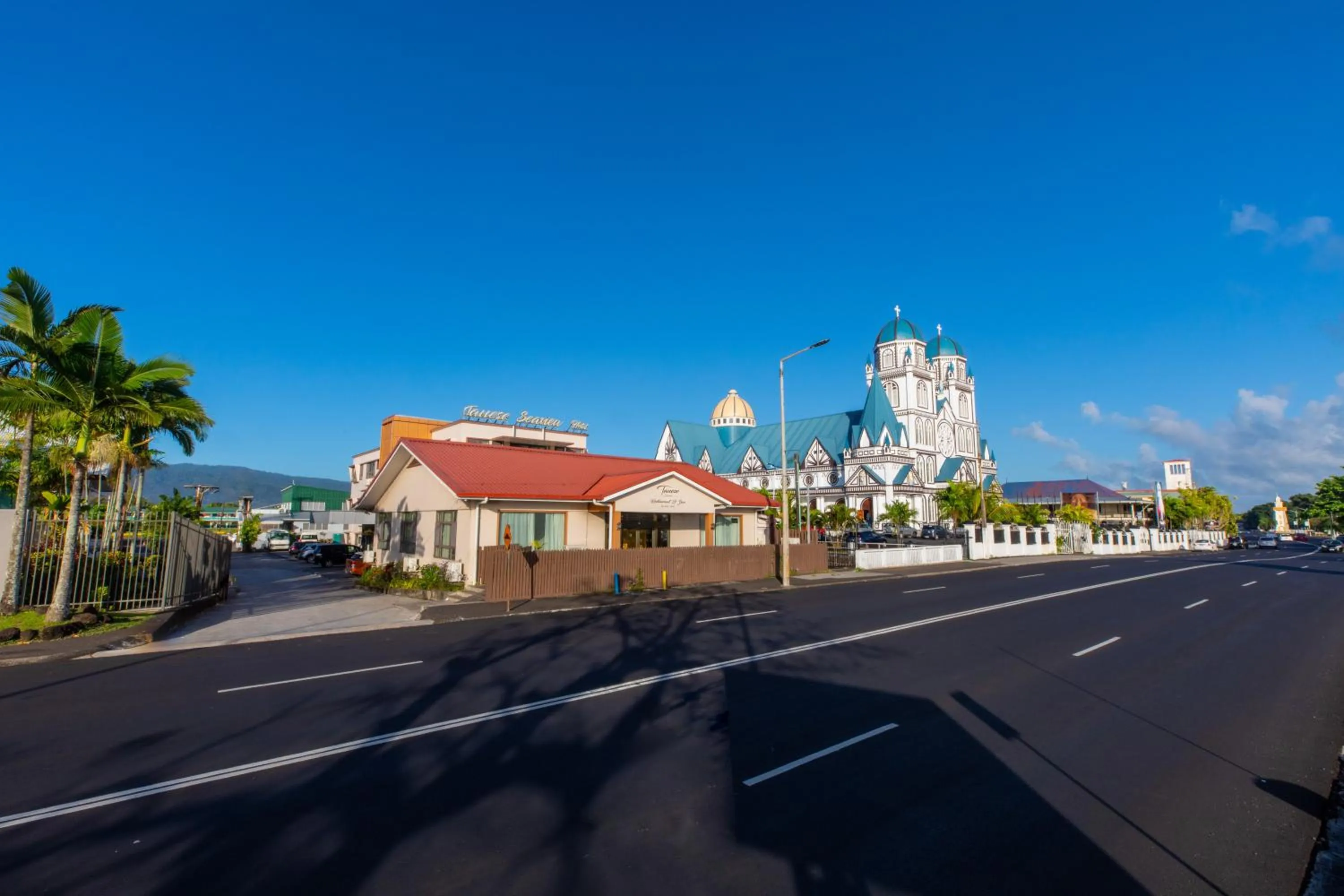 Property building in Tauese Seaview Hotel