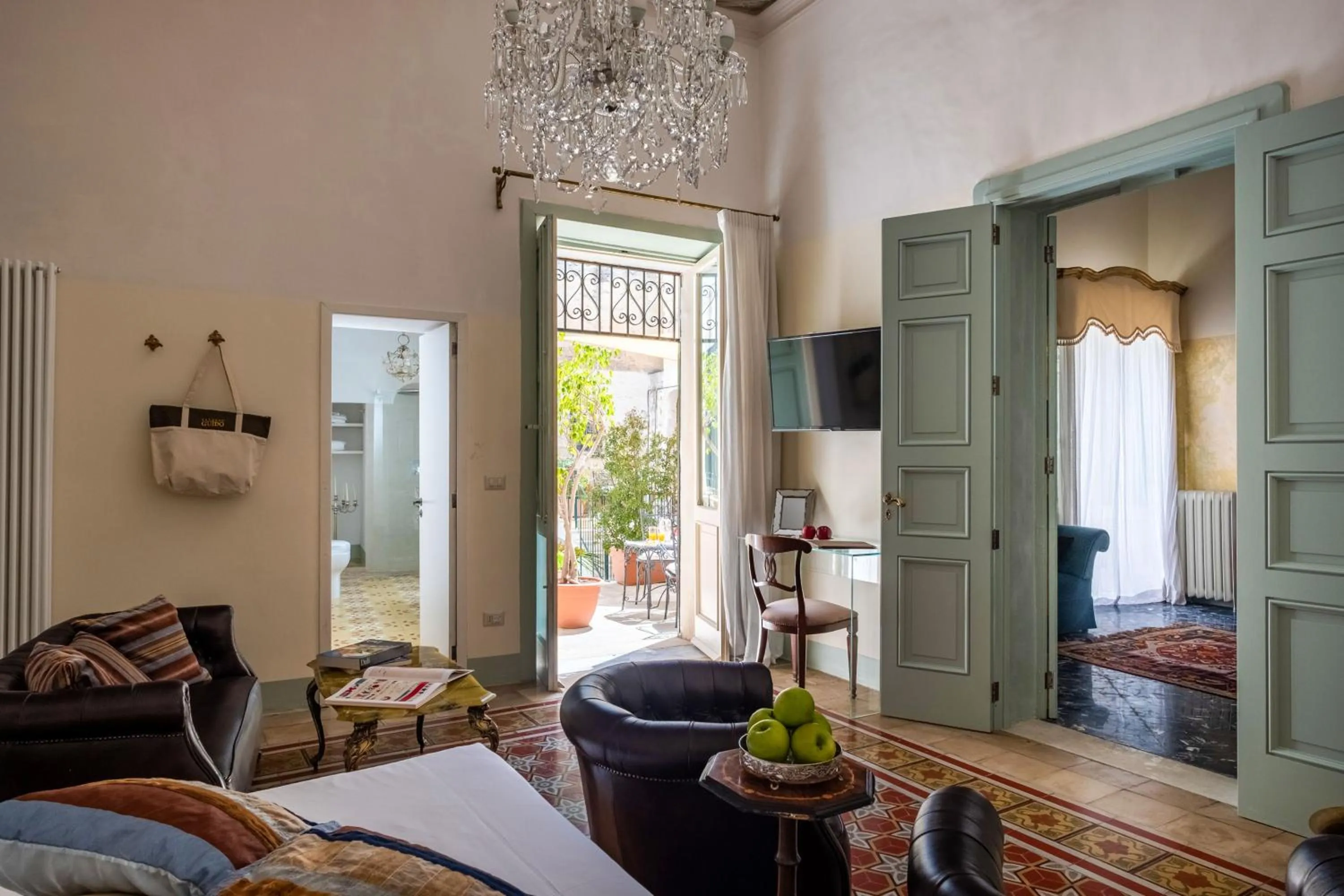 Bedroom in Palazzo Guido