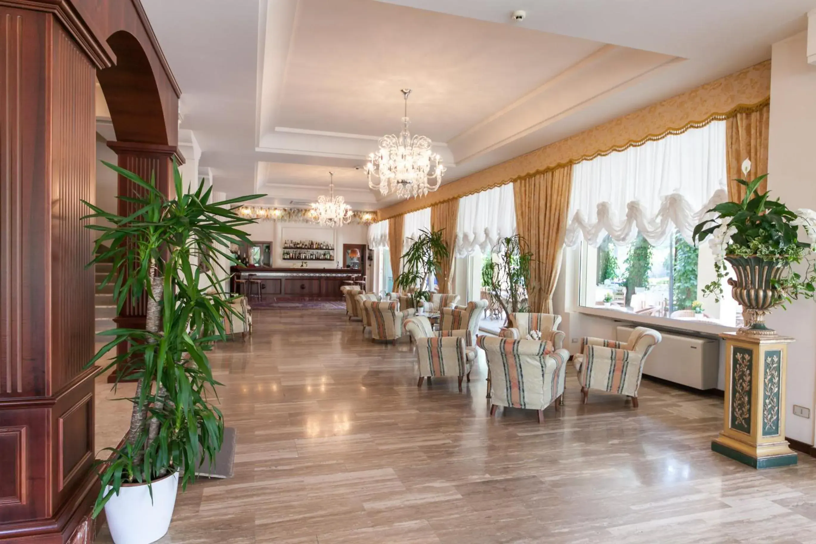Lounge or bar, Restaurant/Places to Eat in Grand Hotel Gallia