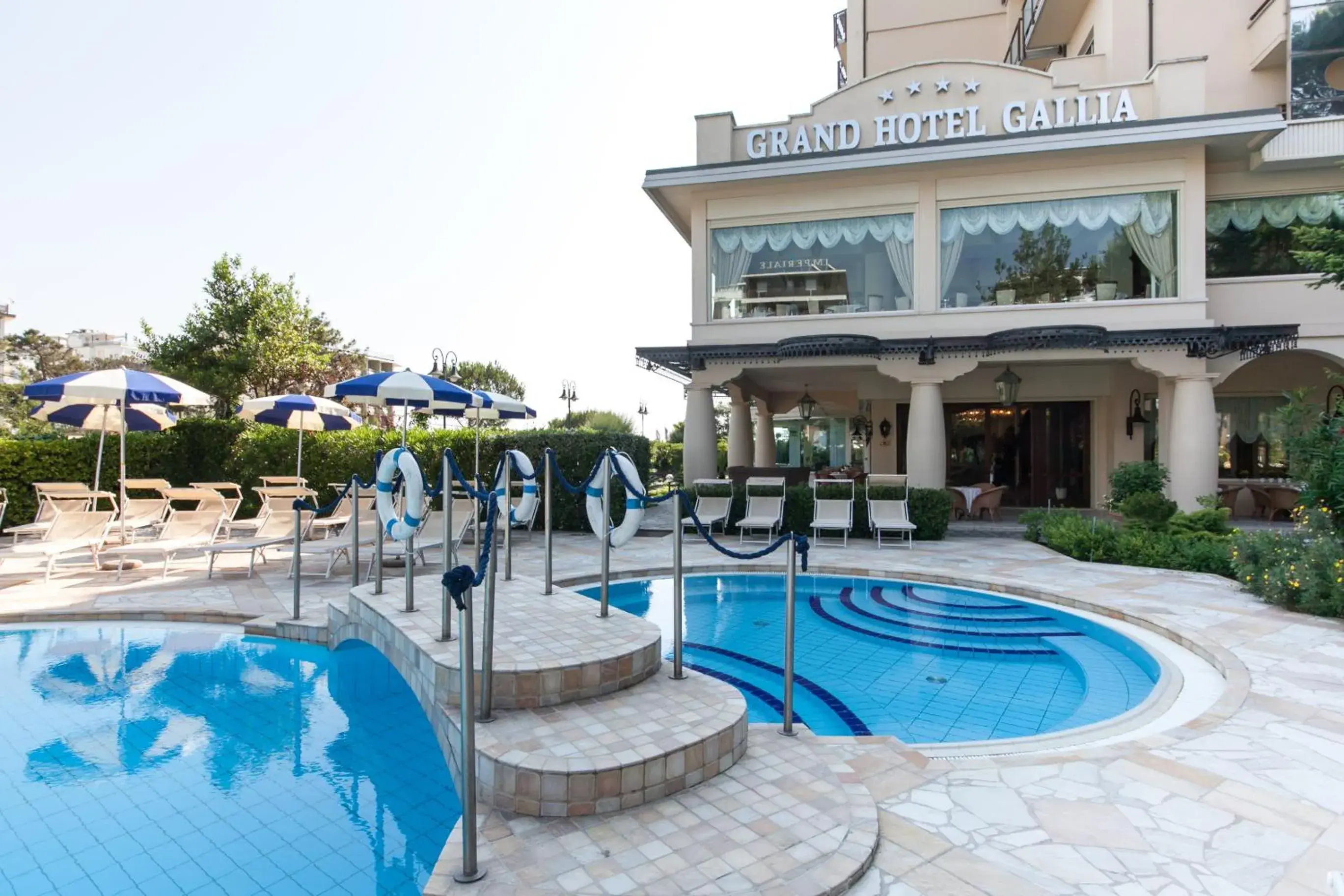 Property building, Swimming Pool in Grand Hotel Gallia