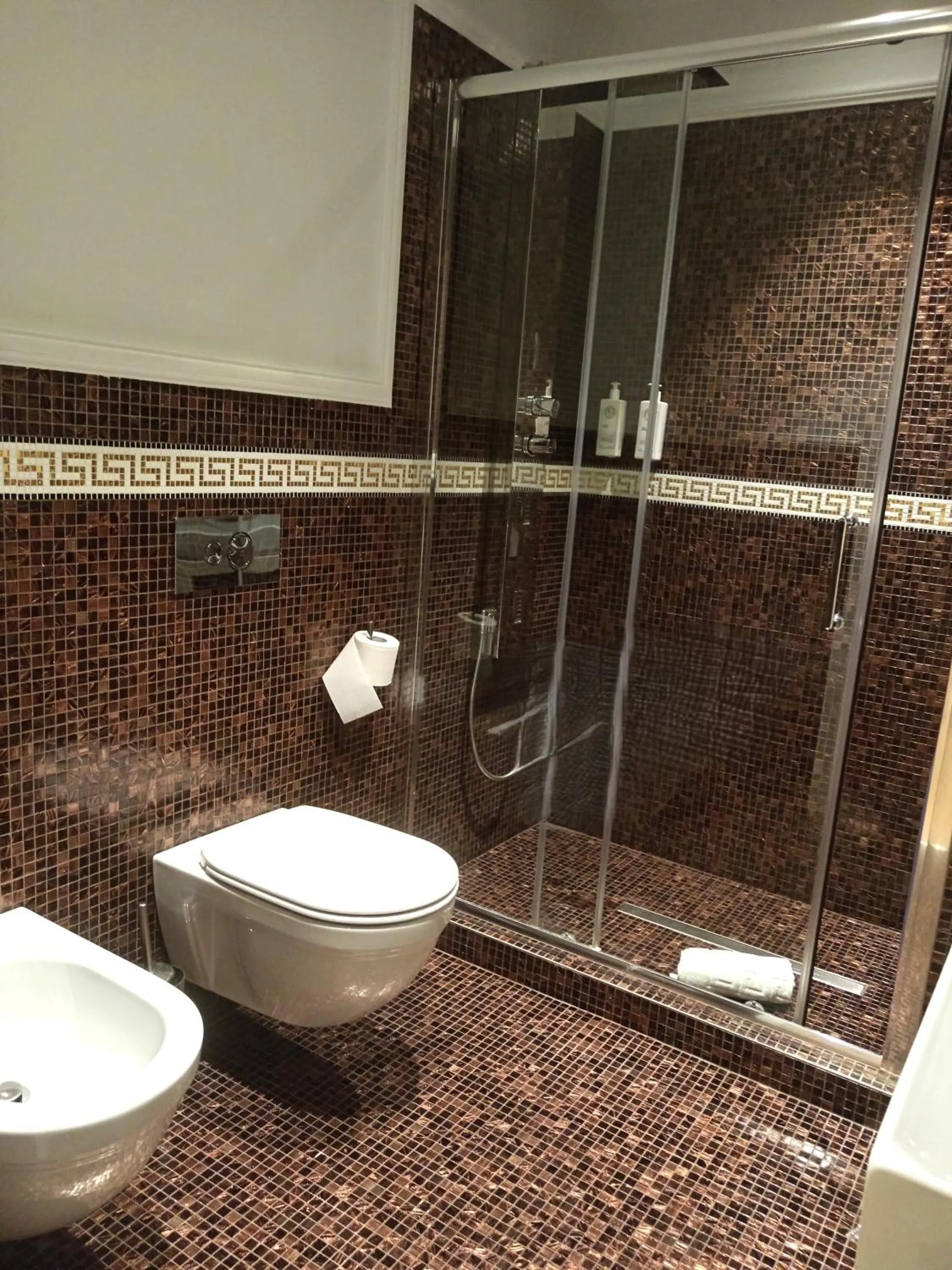 Shower in Grand Hotel Gallia