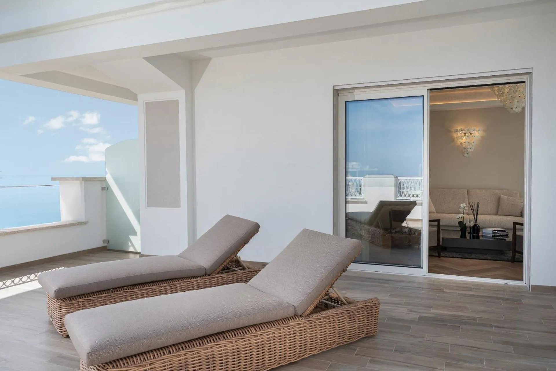 Balcony/Terrace in Grand Hotel Gallia