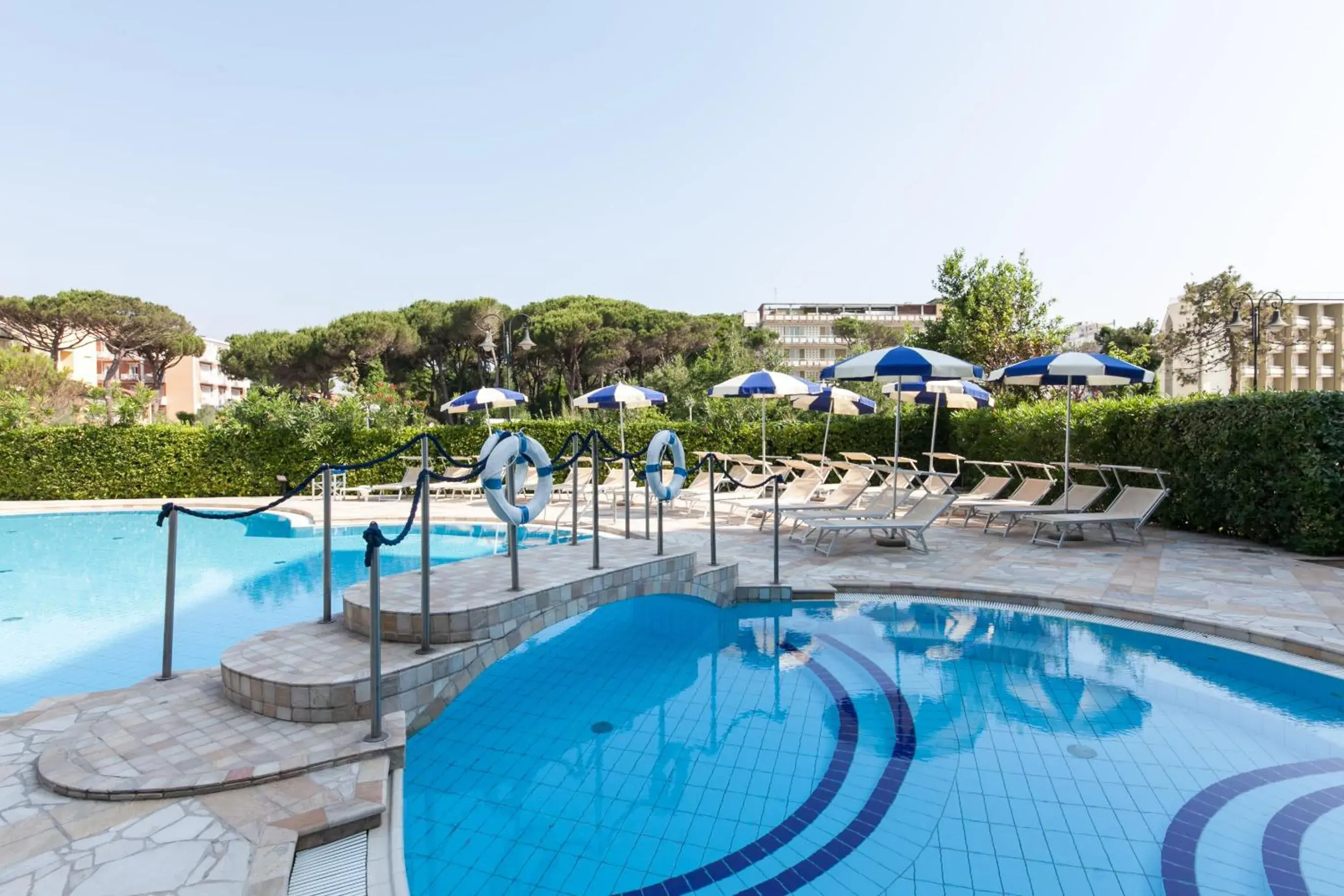 Pool view, Swimming Pool in Grand Hotel Gallia