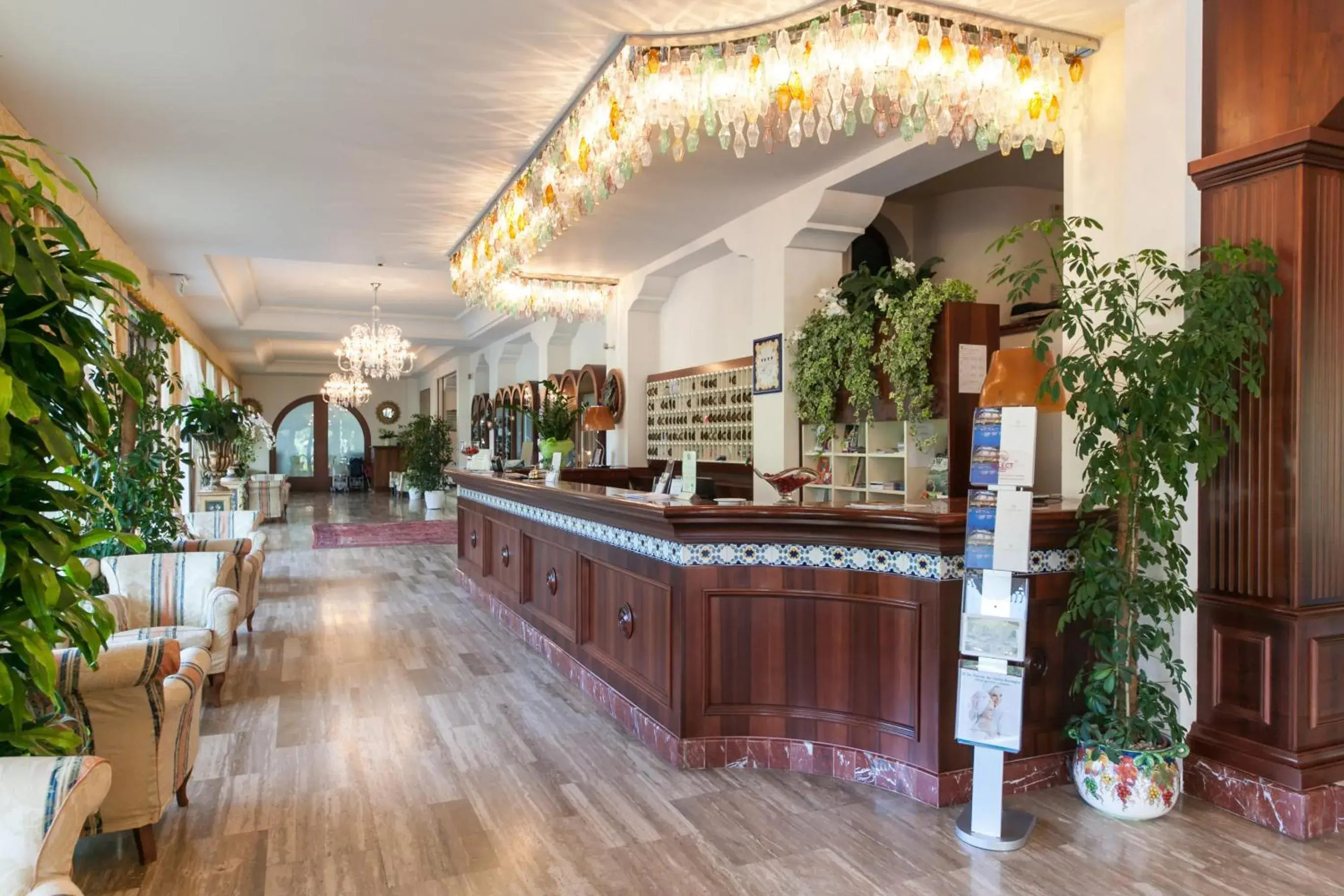 Lobby or reception in Grand Hotel Gallia