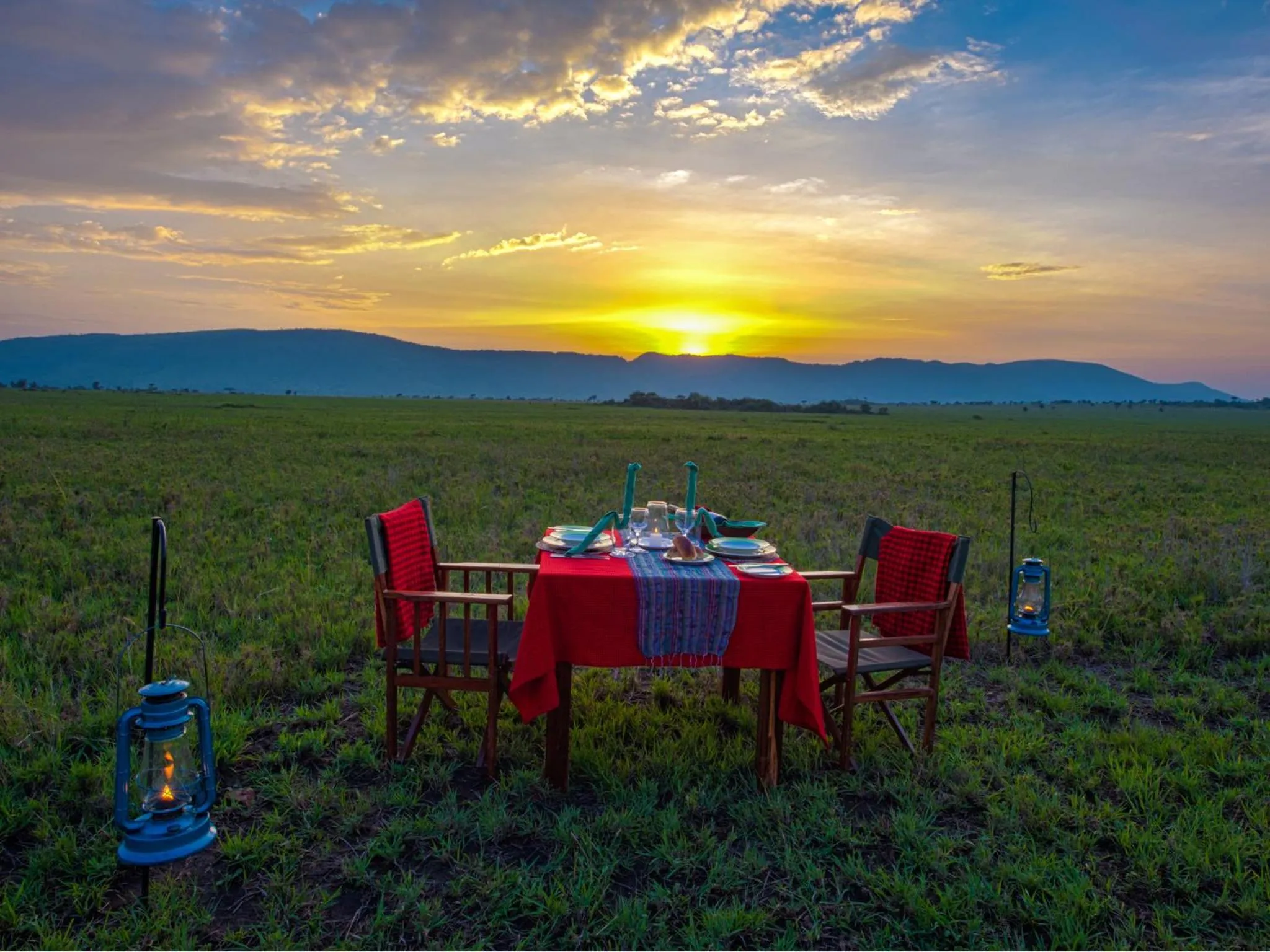 Restaurant/places to eat in Kananga Special Tented Camp