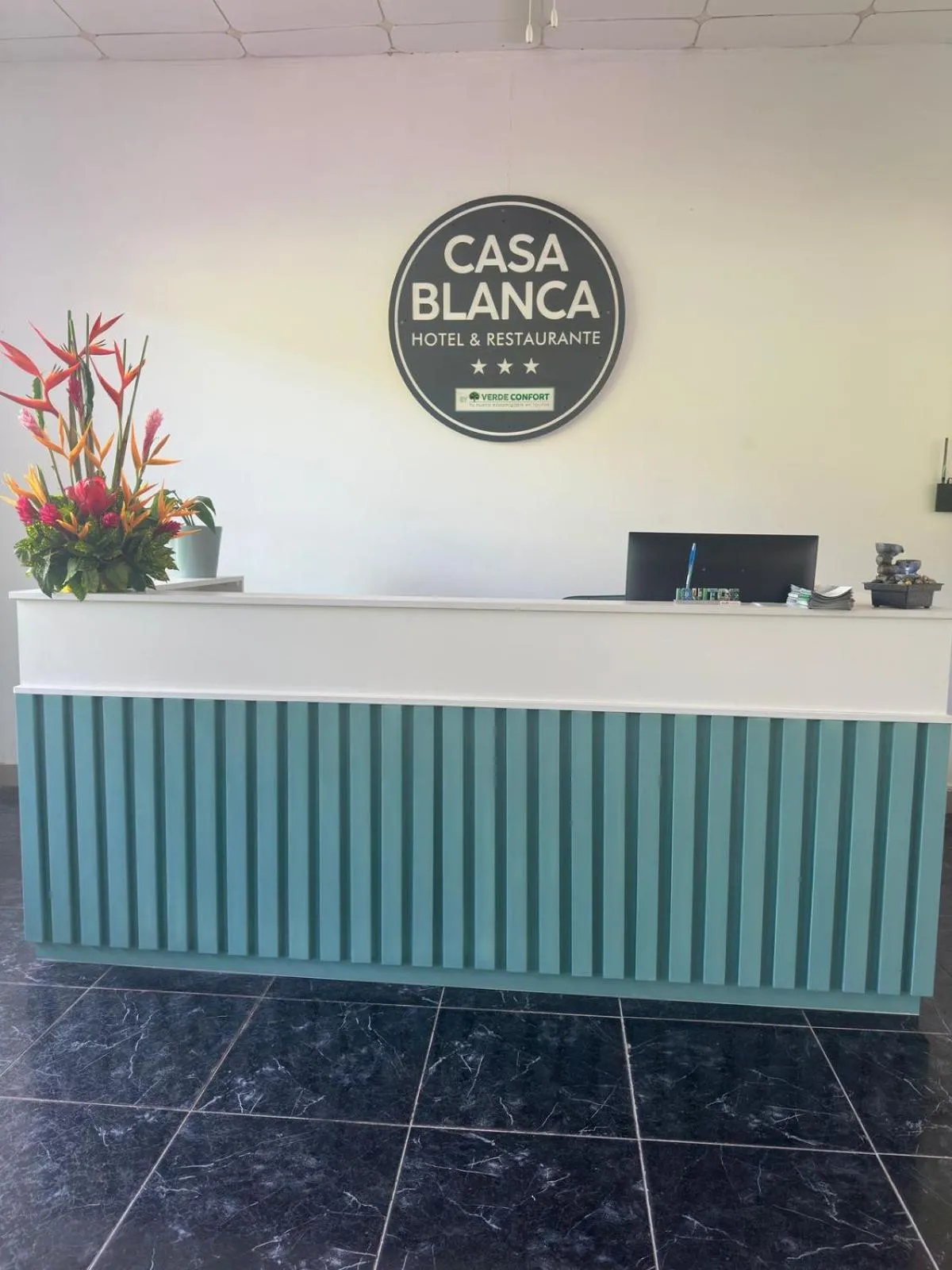 Lobby or reception in Casa Blanca Hotel