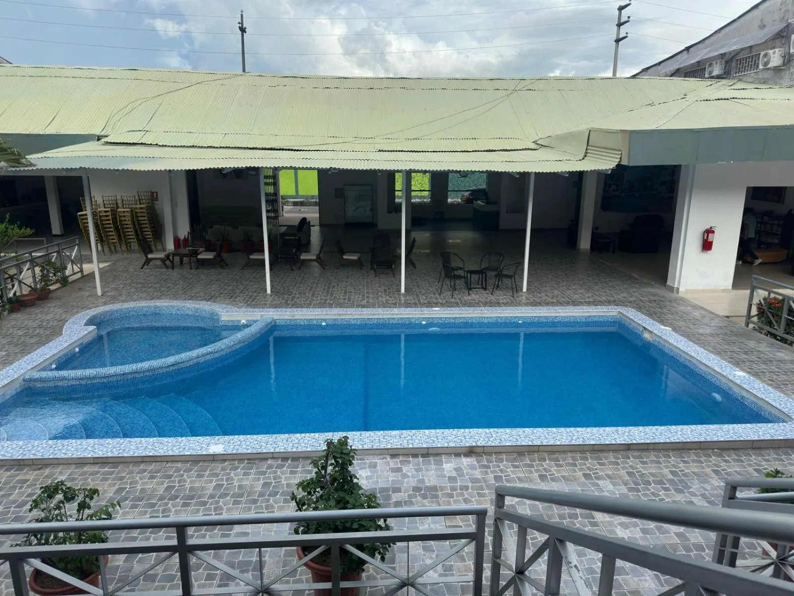 Pool view in Casa Blanca Hotel