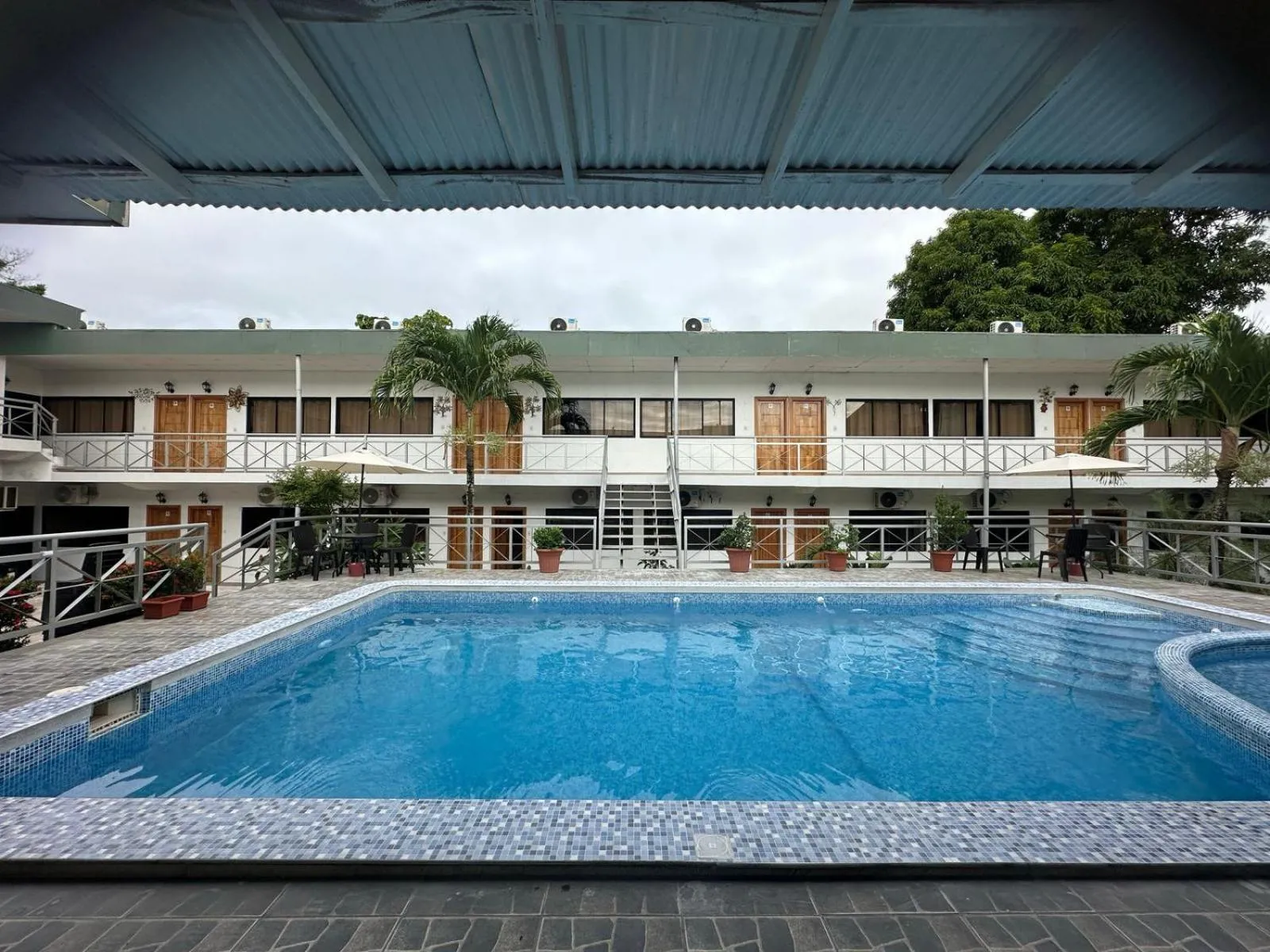 Pool view in Casa Blanca Hotel