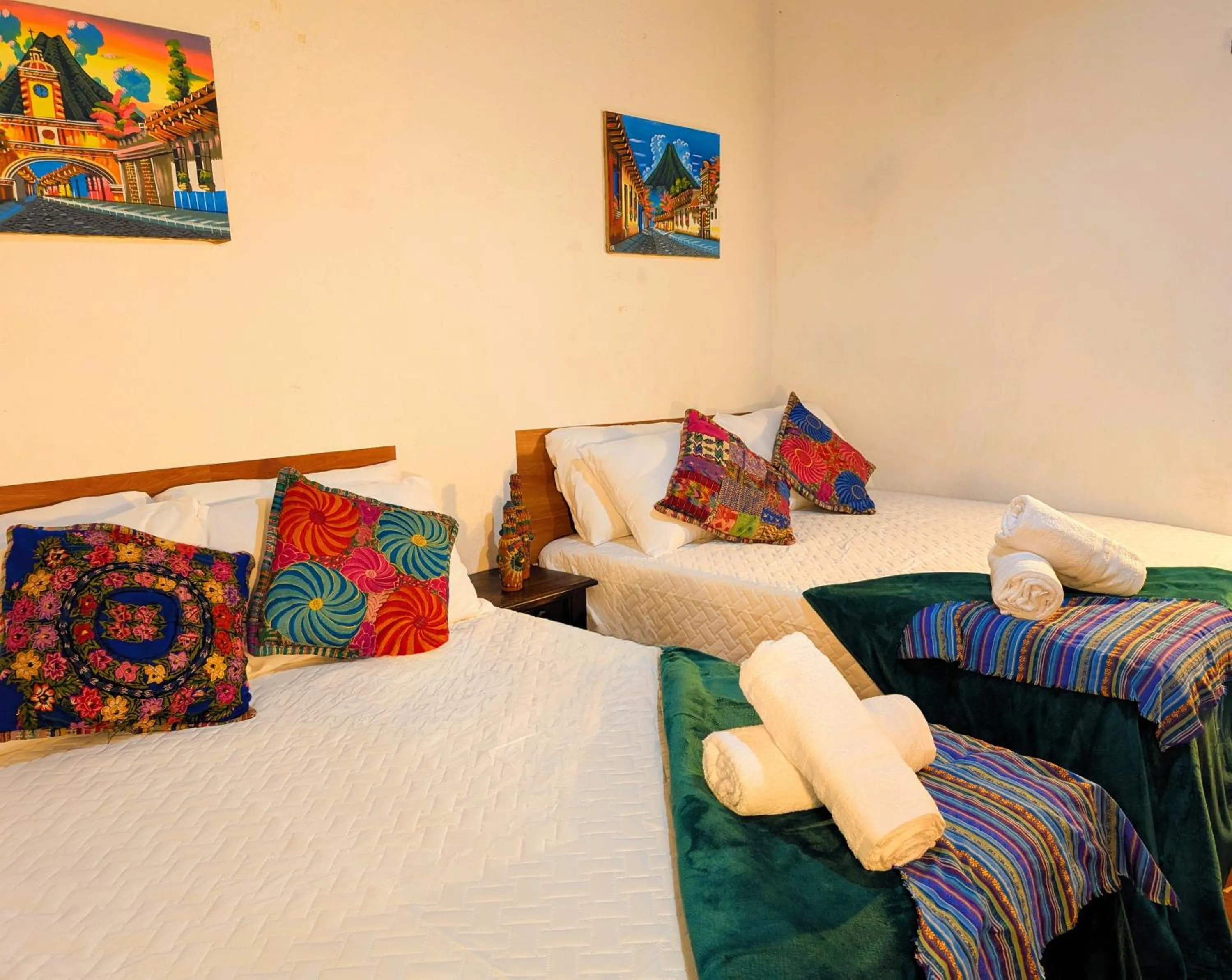 Bed in Casa Quetzalli, Los Nazarenos