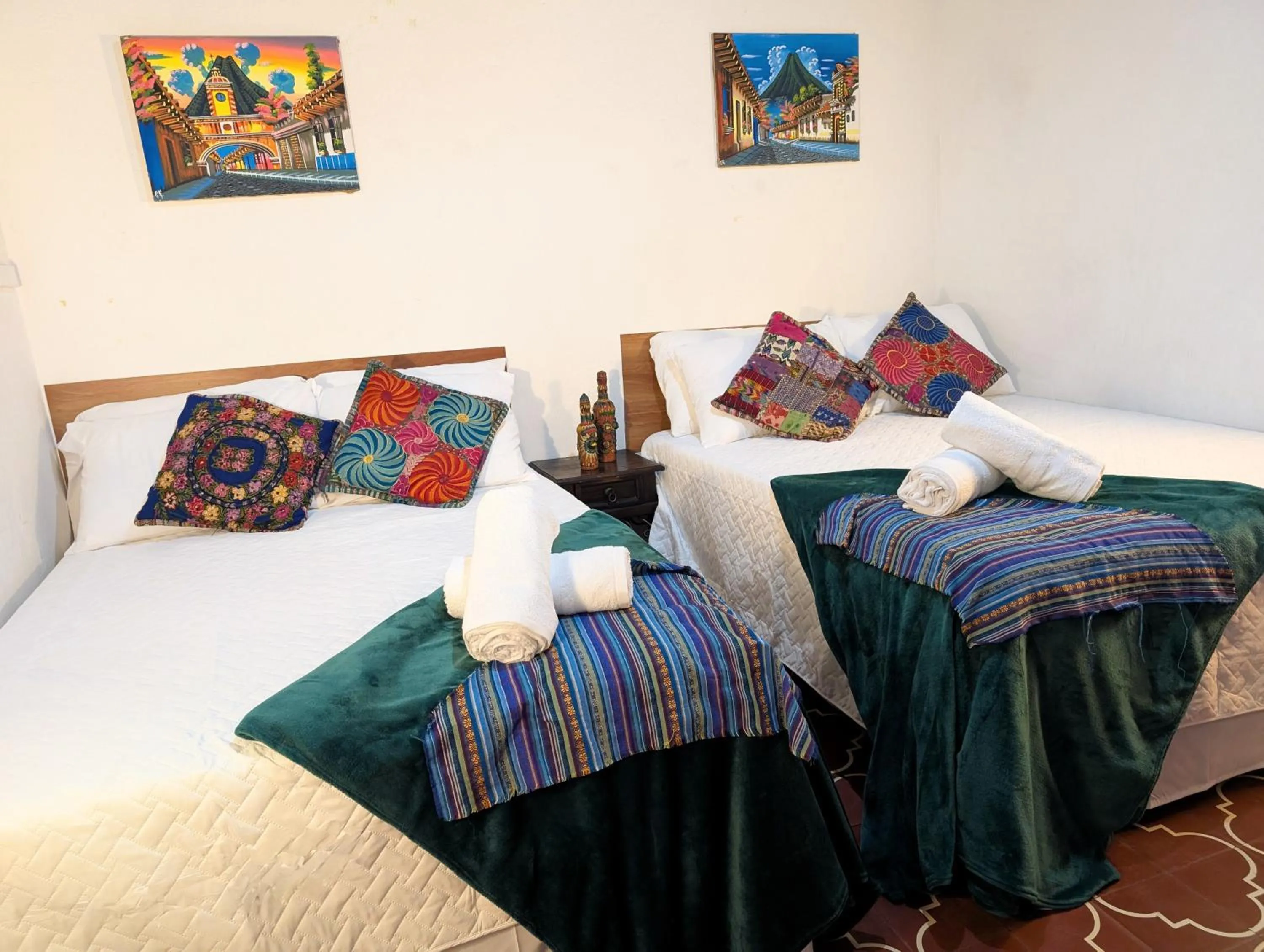 Bed in Casa Quetzalli, Los Nazarenos