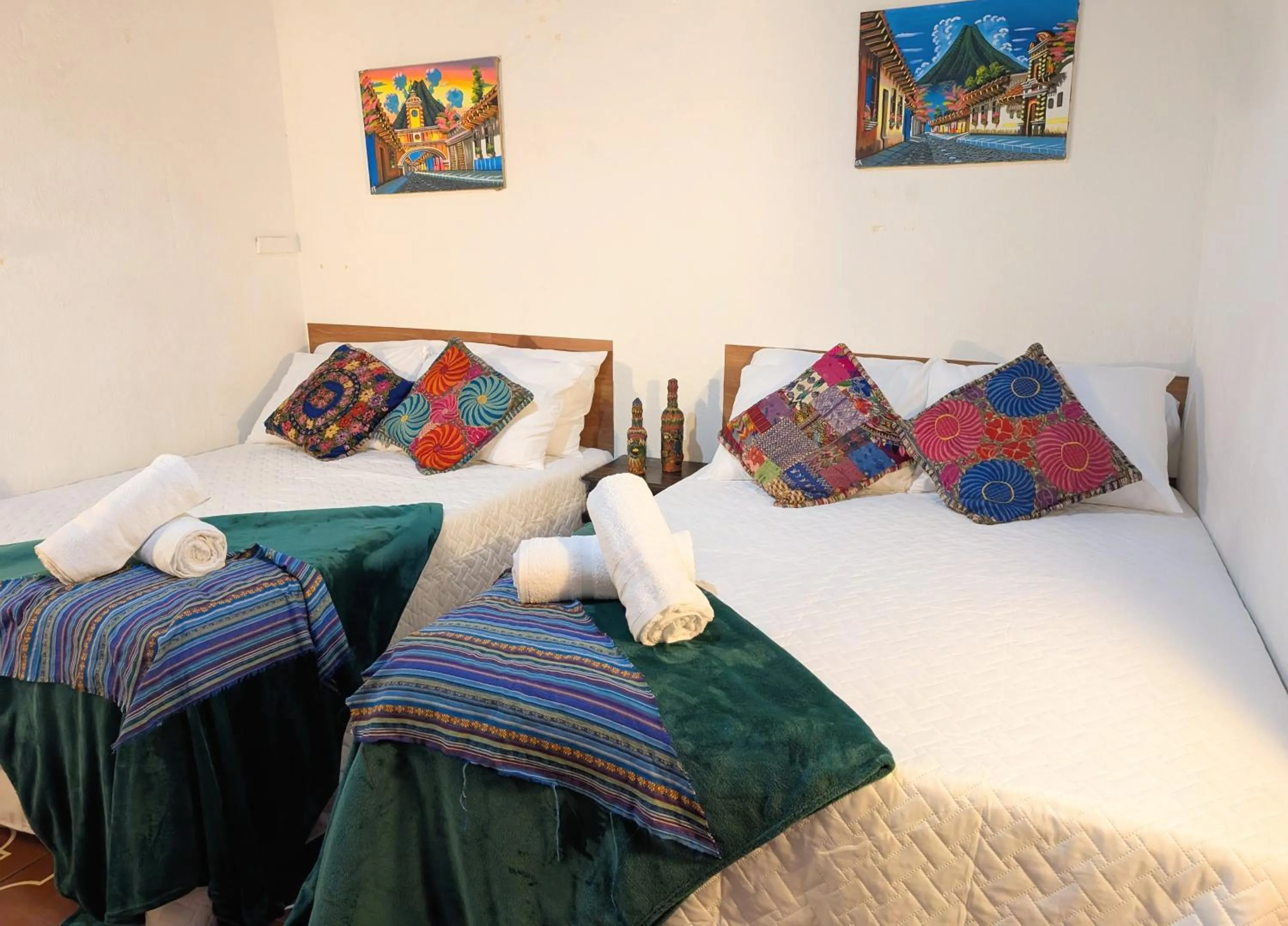 Bed in Casa Quetzalli, Los Nazarenos