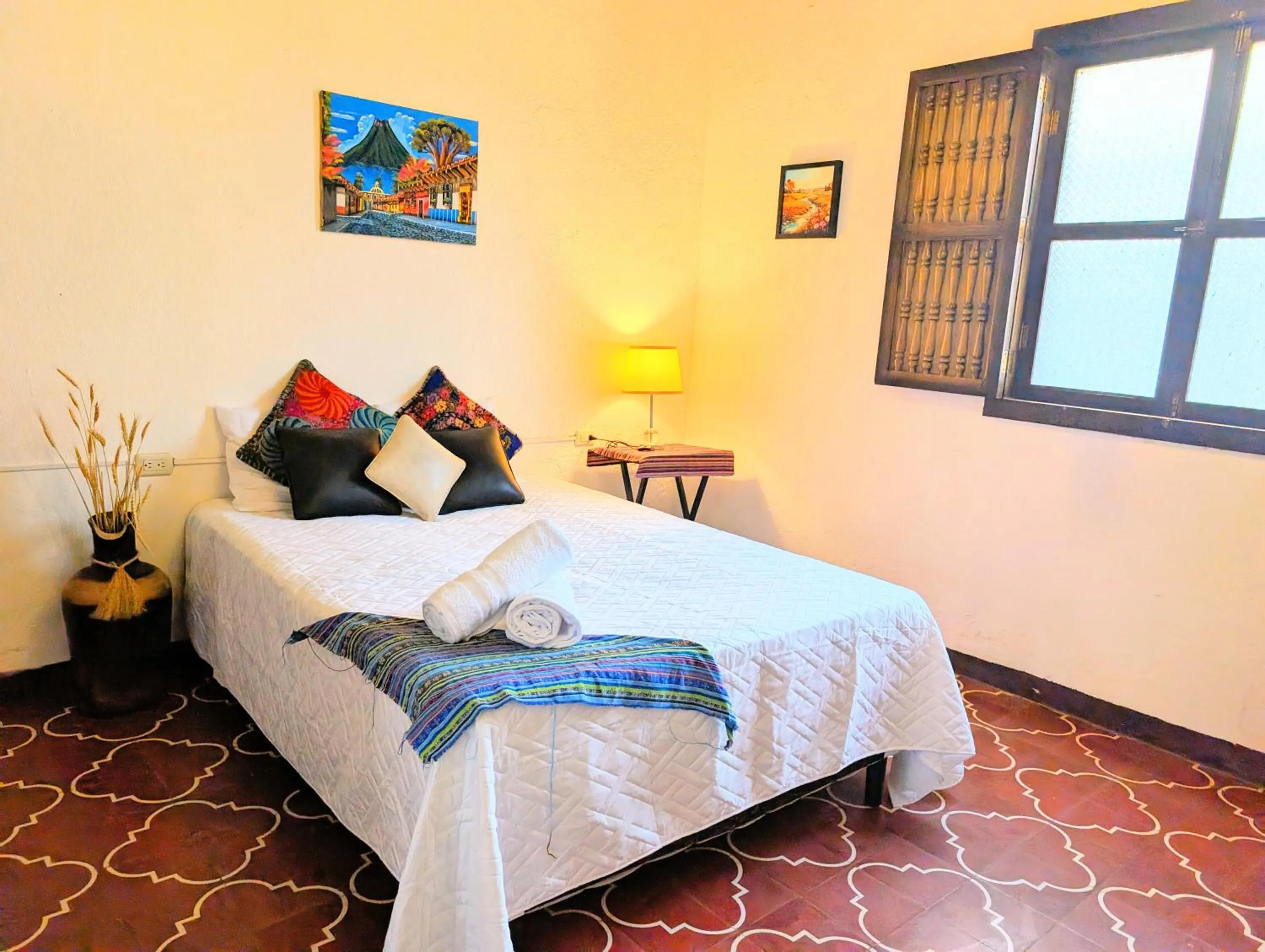 Bed in Casa Quetzalli, Los Nazarenos