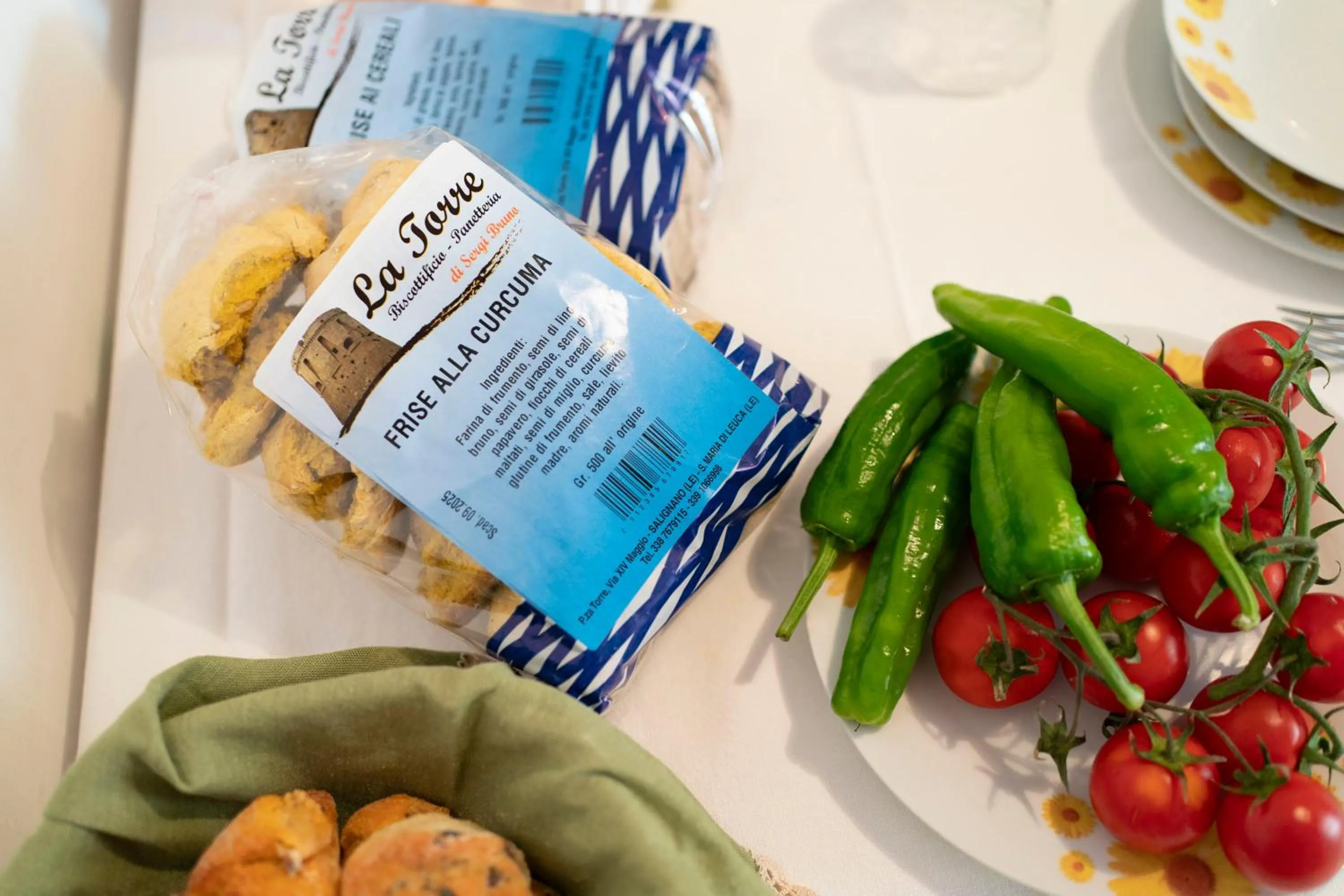 Food and drinks in B&B Sentiero del Ciolo