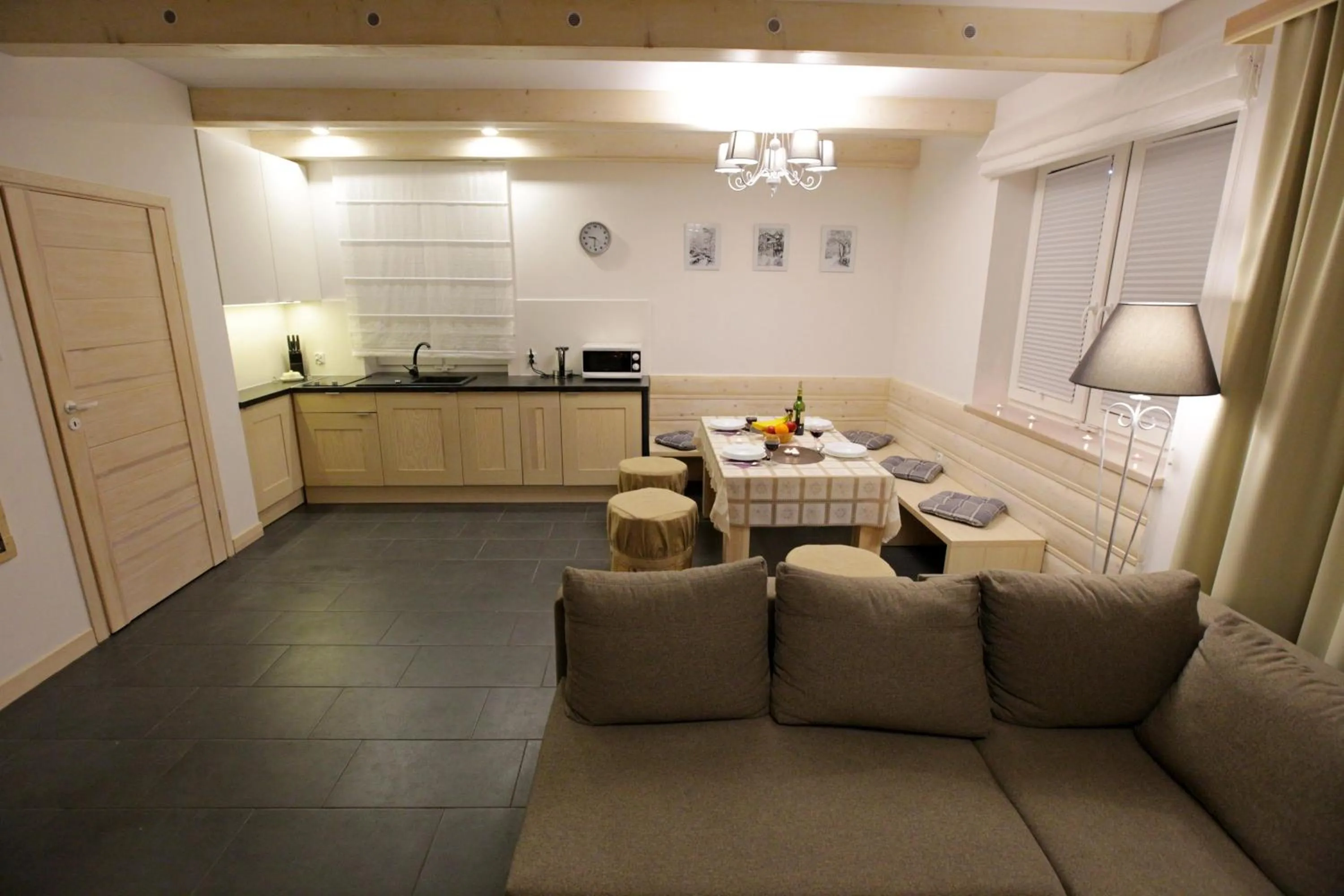 Kitchen or kitchenette in Apartamenty MGM Resorts