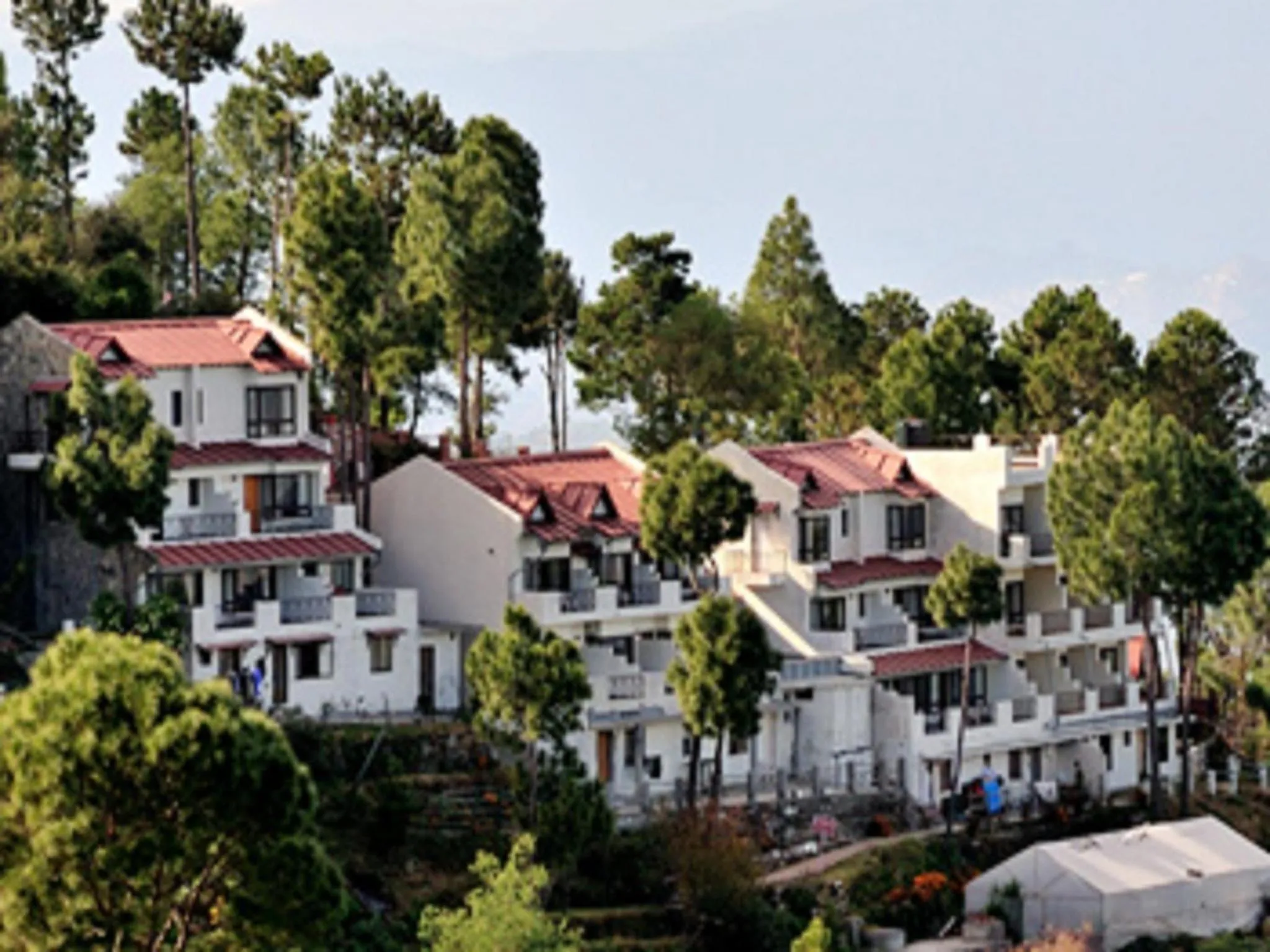 Property building in Woodsvilla Resort Ranikhet