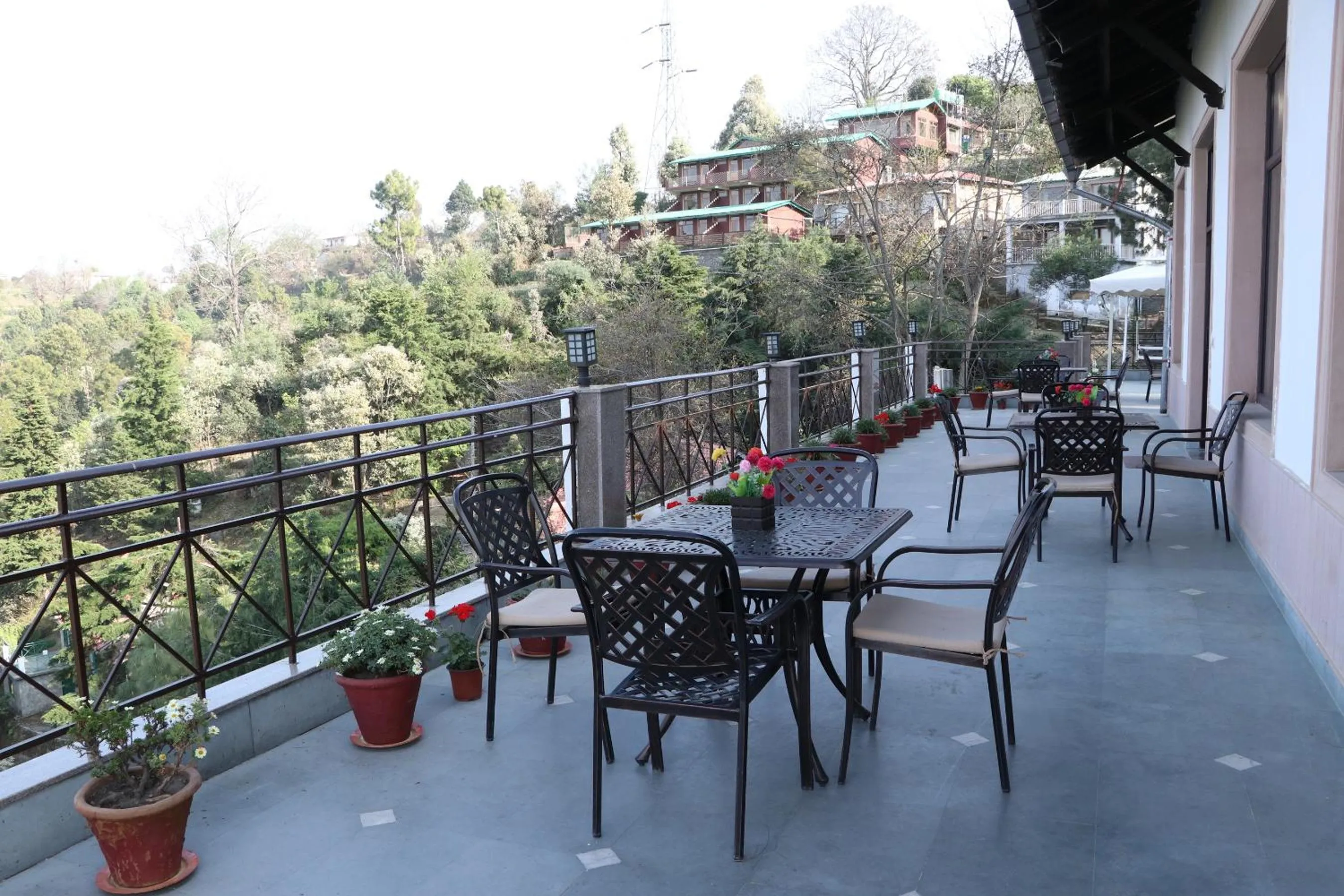 Balcony/Terrace in Woodsvilla Resort Ranikhet
