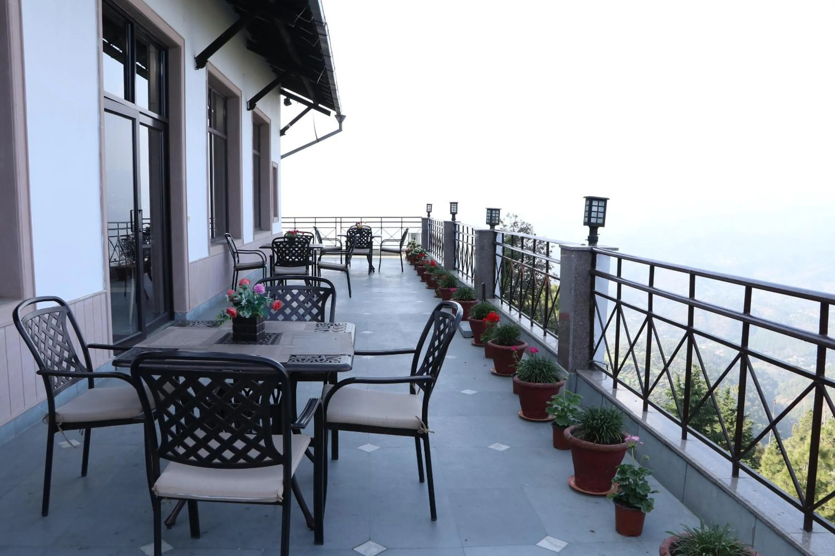 Balcony/Terrace in Woodsvilla Resort Ranikhet