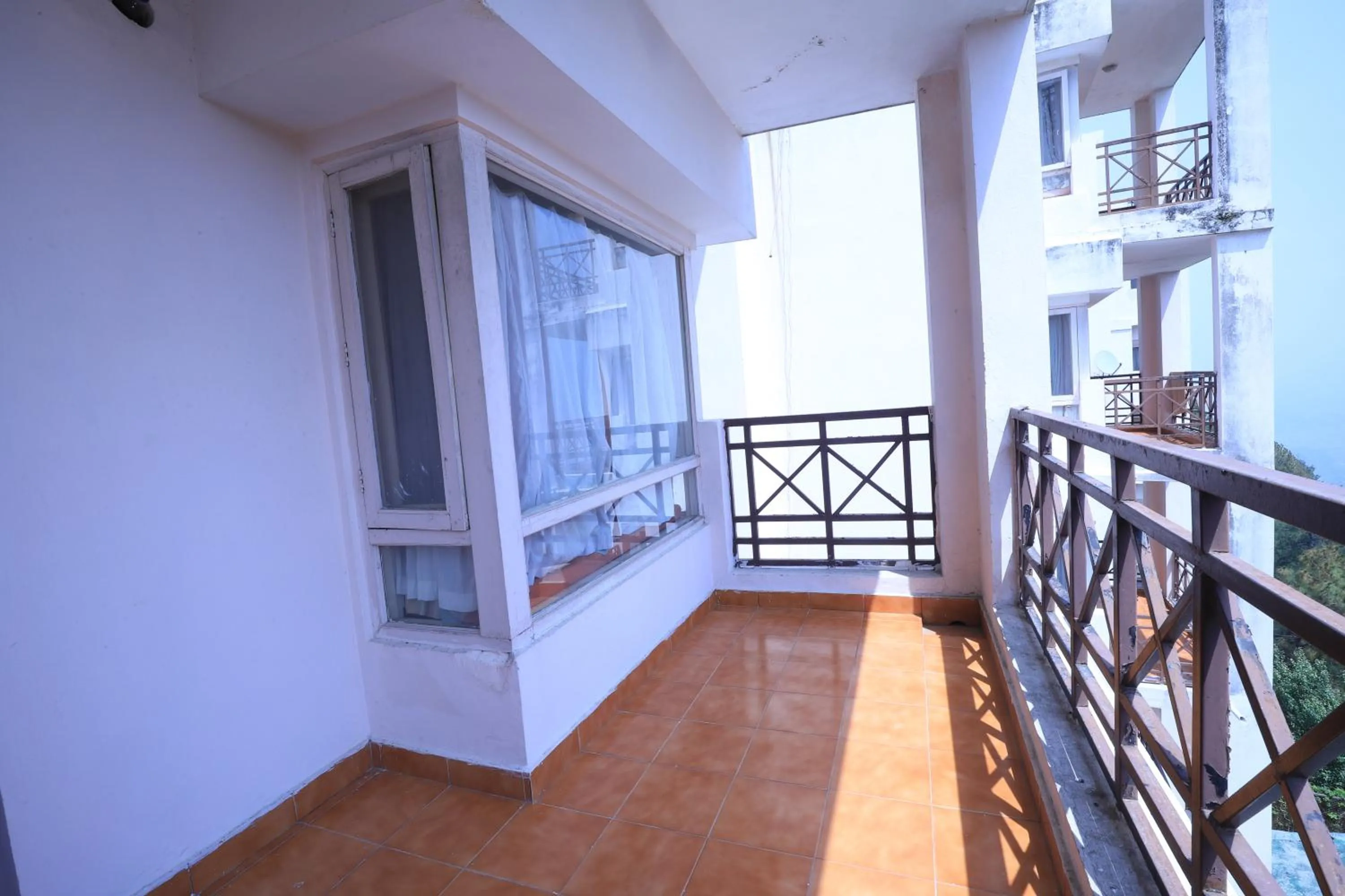 Balcony/Terrace in Woodsvilla Resort Ranikhet