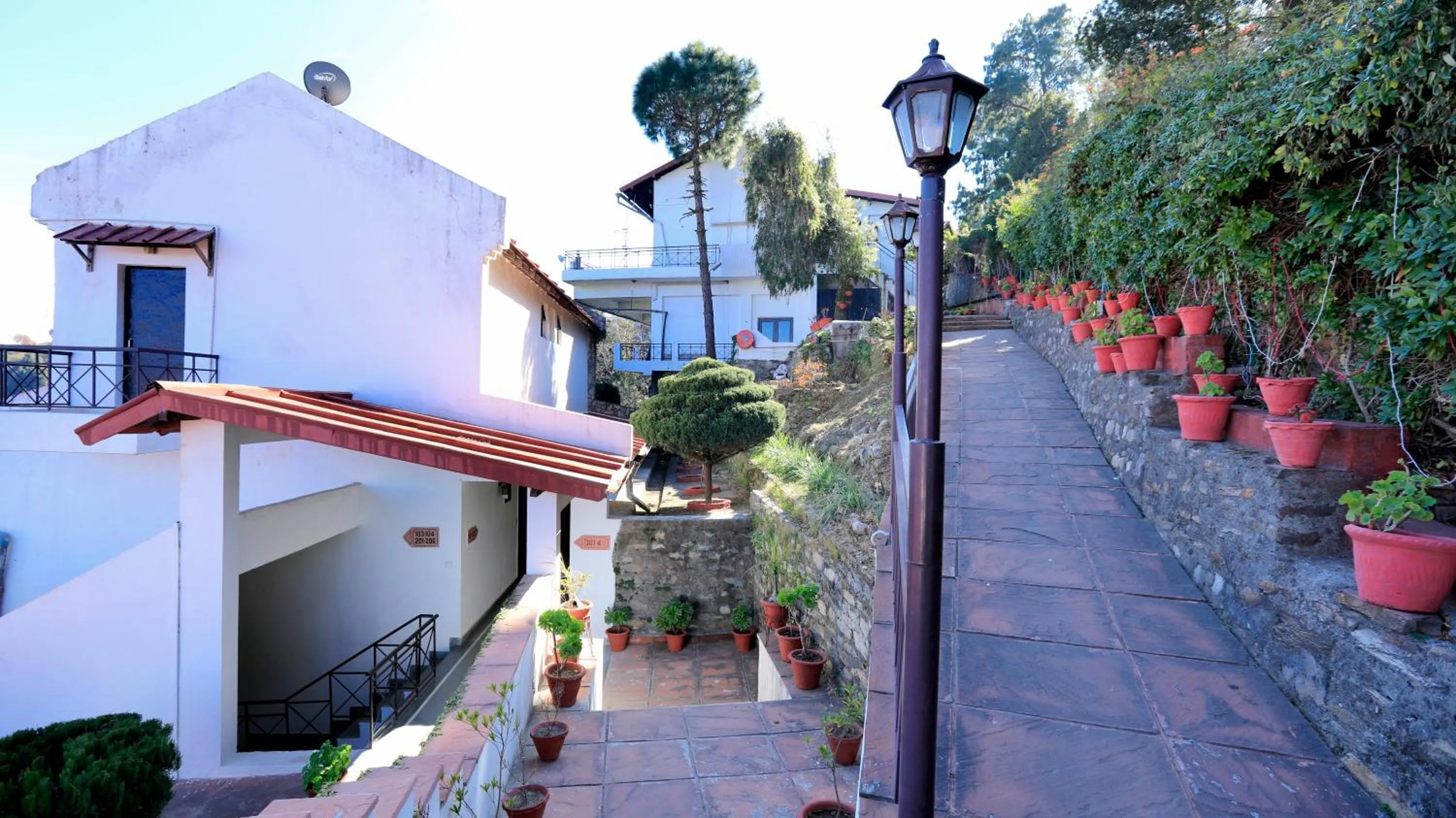 Property building in Woodsvilla Resort Ranikhet