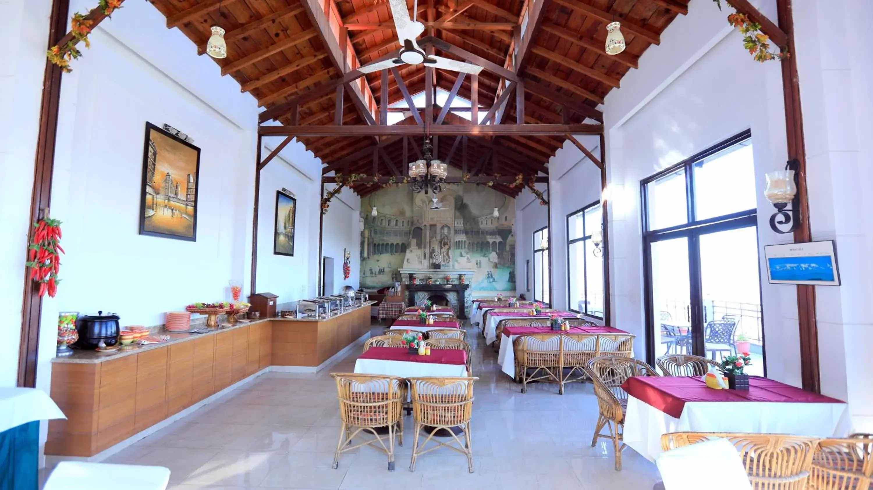 Restaurant/places to eat in Woodsvilla Resort Ranikhet Restaurant/places to eat in Woodsvilla Resort Ranikhet